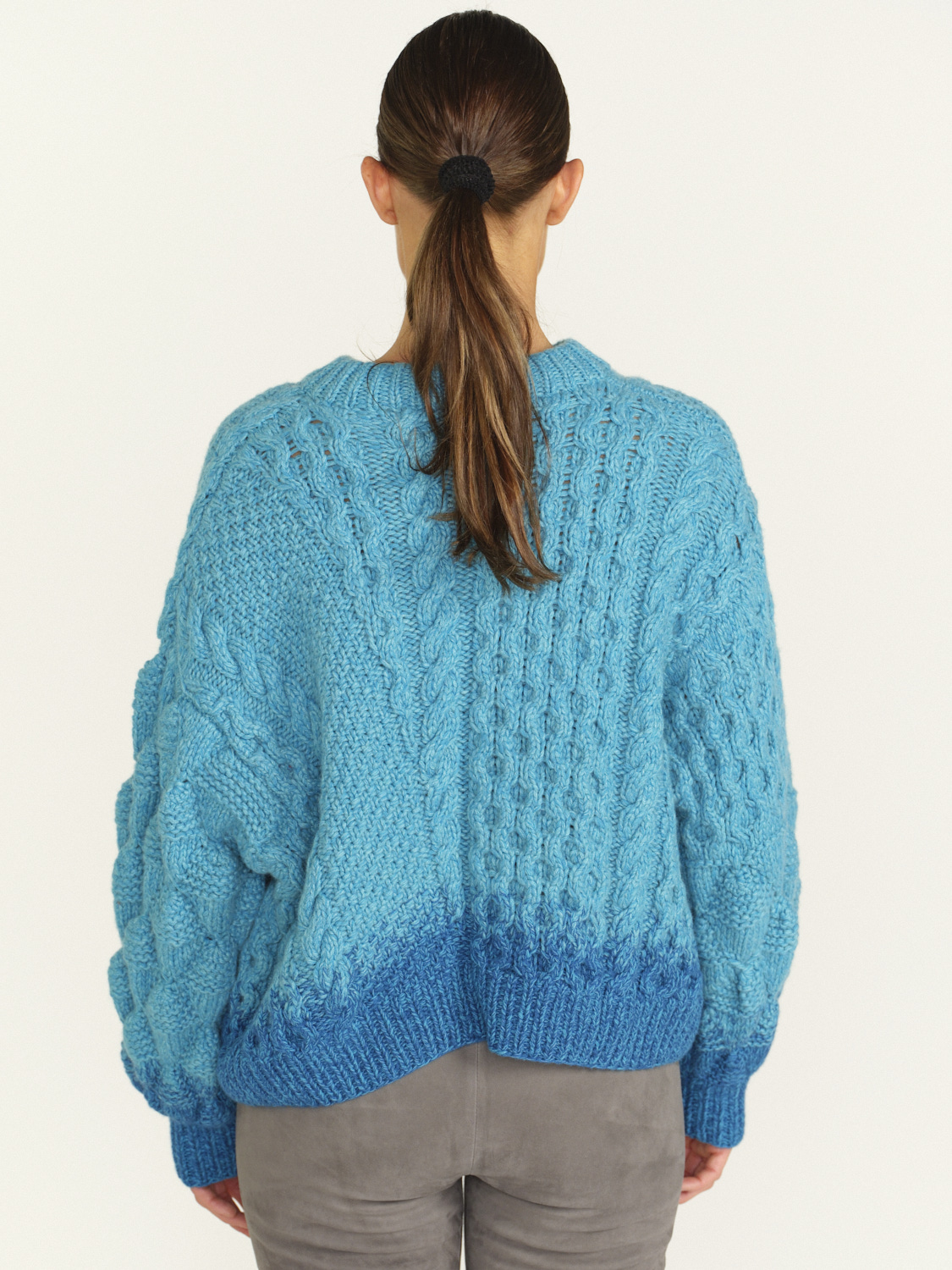 Letanne Marnie - Oversized Cashmere Sweater  blue One Size