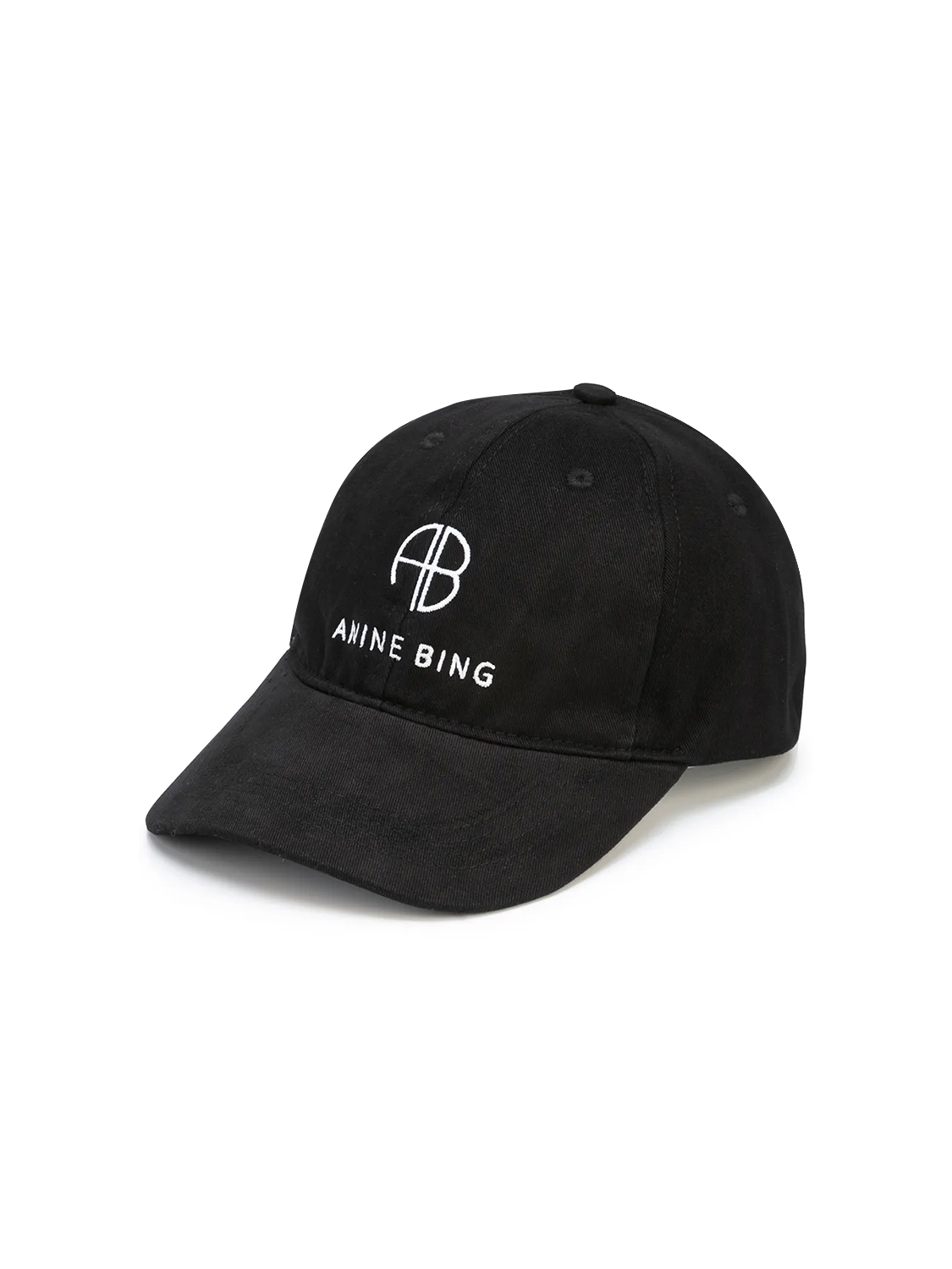 Anine Bing Jeremy - Baumwoll-Cap schwarz One Size