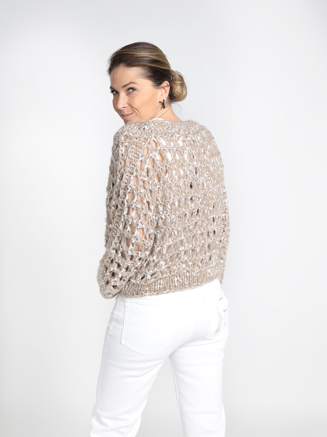 Iris von Arnim Adela - Strickpullover aus Kaschmir-Seiden-Mix  altrosa XS/S Iris von Arnim Adela - Strickpullover aus Kaschmir-Seiden-Mix  altrosa XS/S