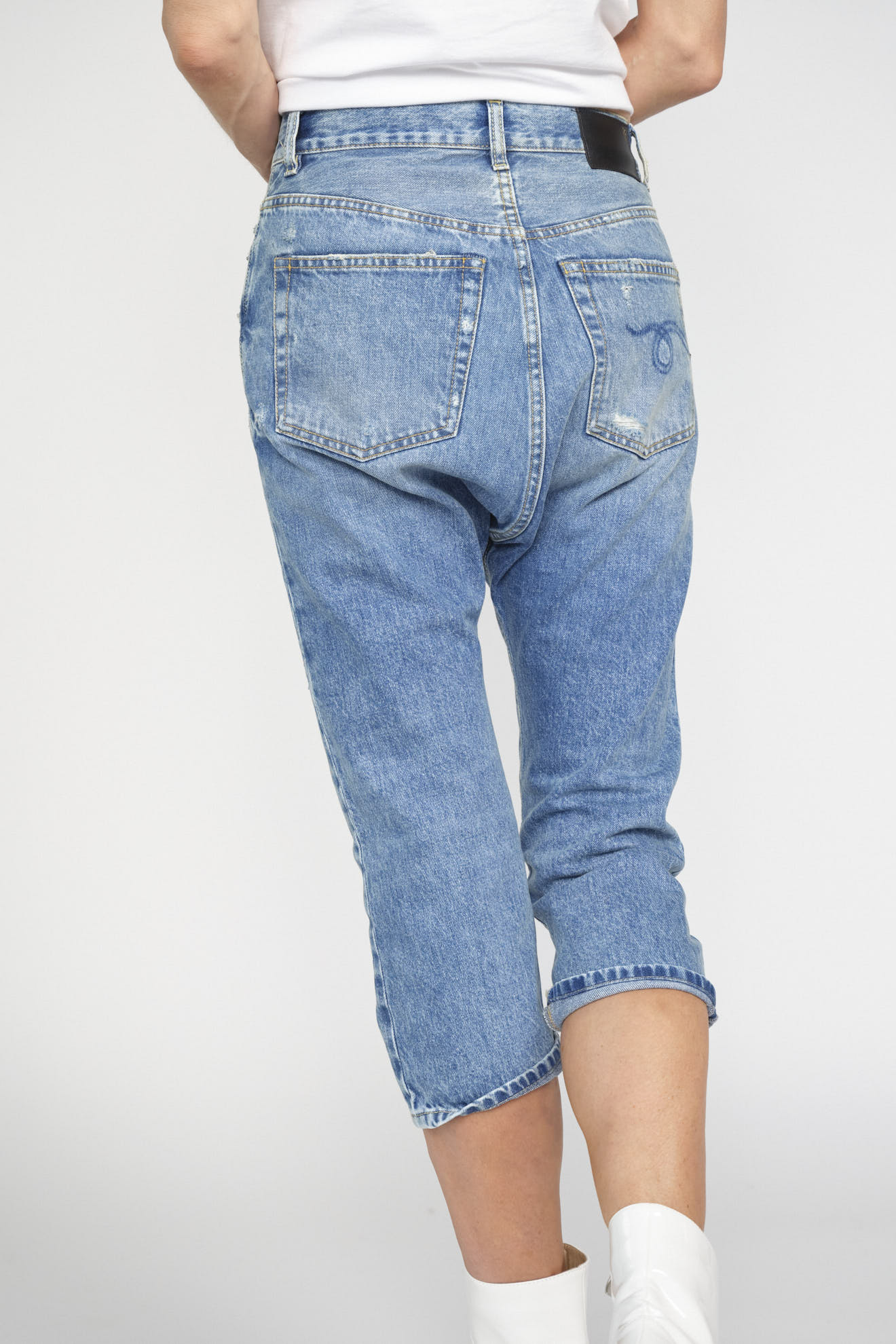 R13 Tailored Drop Jeans blue 27