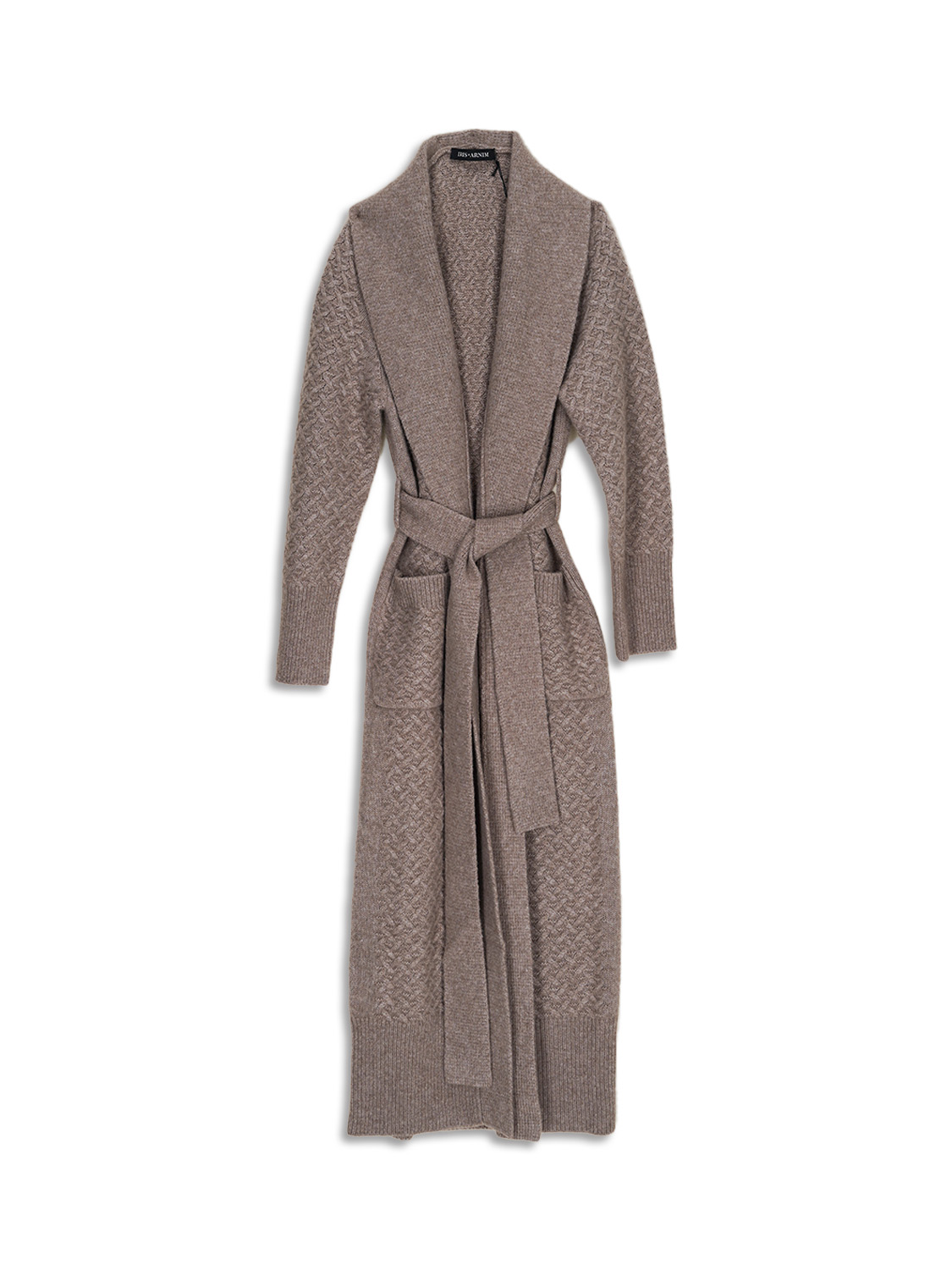 Sapphira - Cardigan with tie belt in cashmere