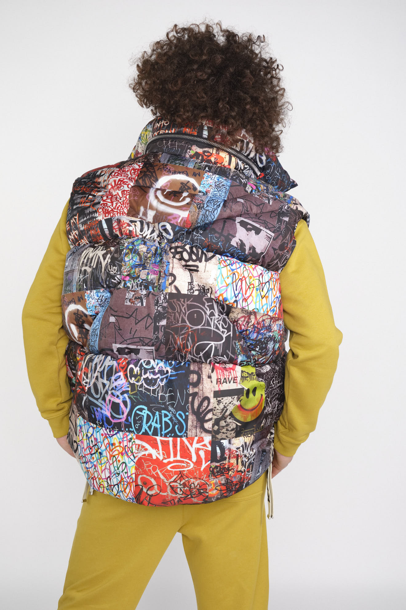 khrisjoy Oversize Vest Graffiti multi S/M