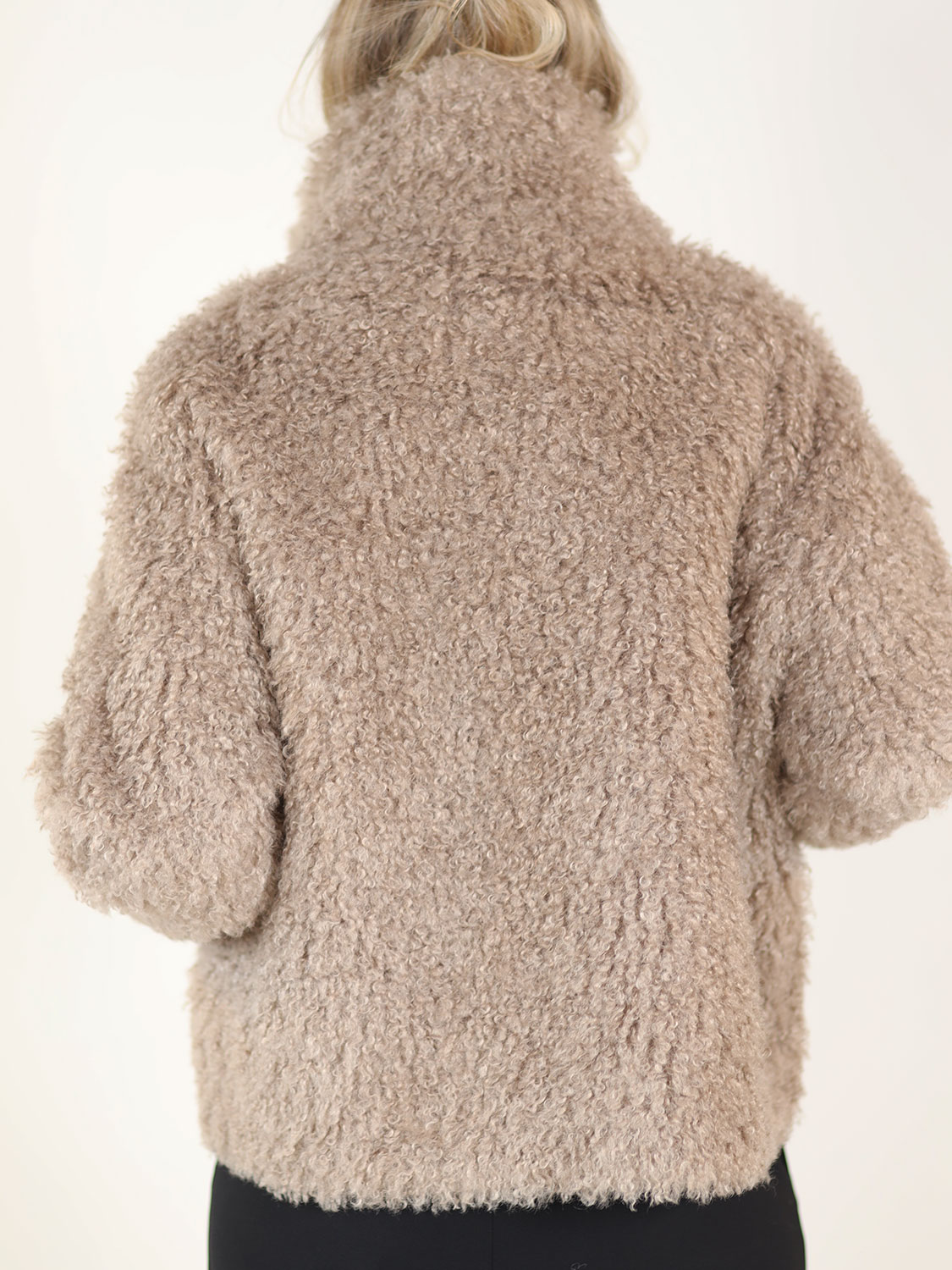 Betta Corradi Giacca – Jacke in Felloptik   beige S