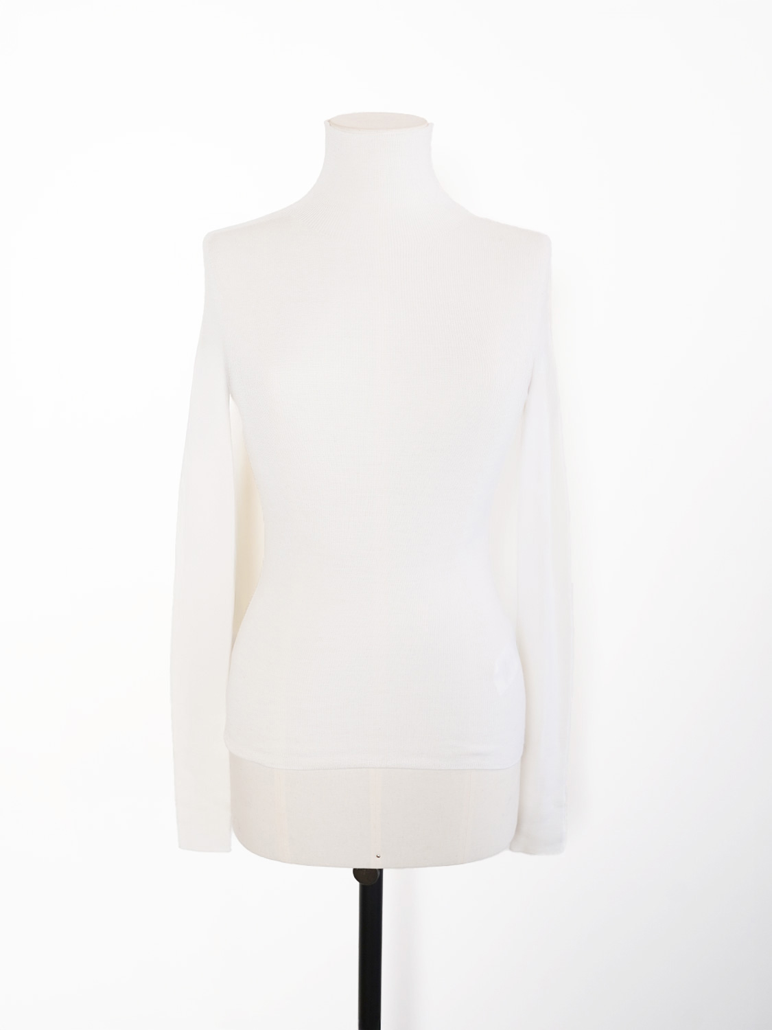 Dorothee Schumacher Rollkragenpullover aus feinem Strick 36 weiß Dorothee Schumacher Rollkragenpullover aus feinem Strick 36 weiß