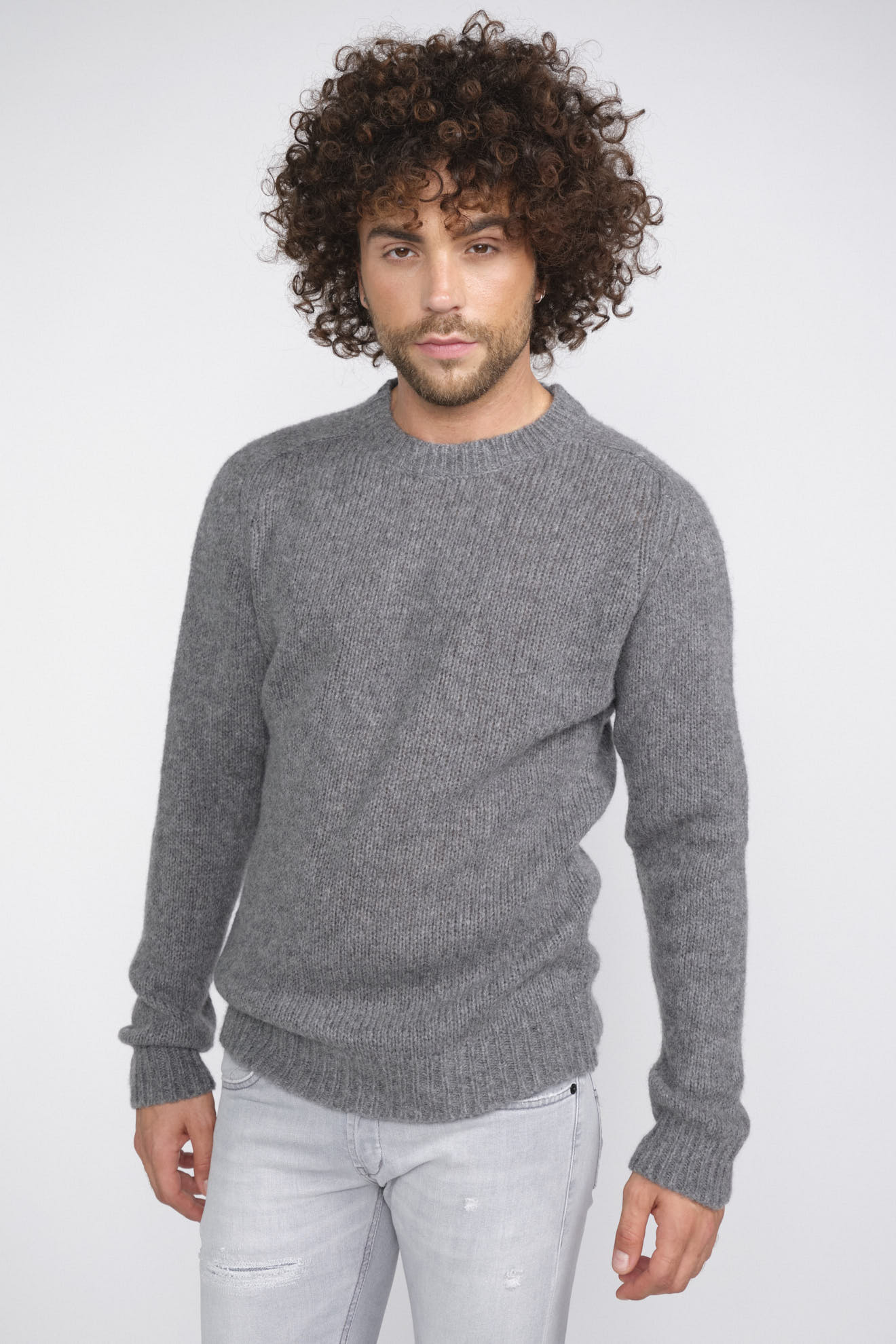 Stephan Boya Leo Nimbus Raglan Sweater grau XL