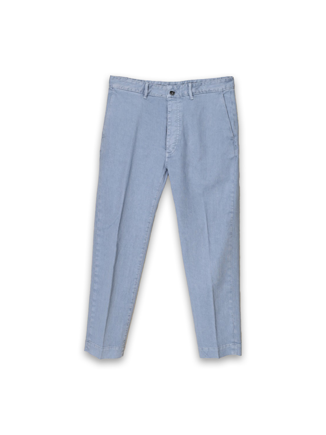 nine in the morning Tim – Stretchy linen-cotton mix jeans  hellblau 31