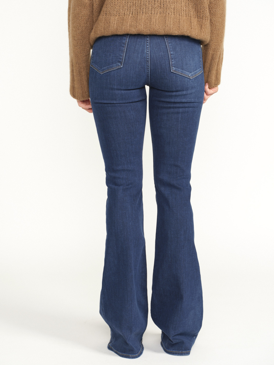 Frame Le Super High Flare - Pantaloni di jeans con gamba svasata blu 26