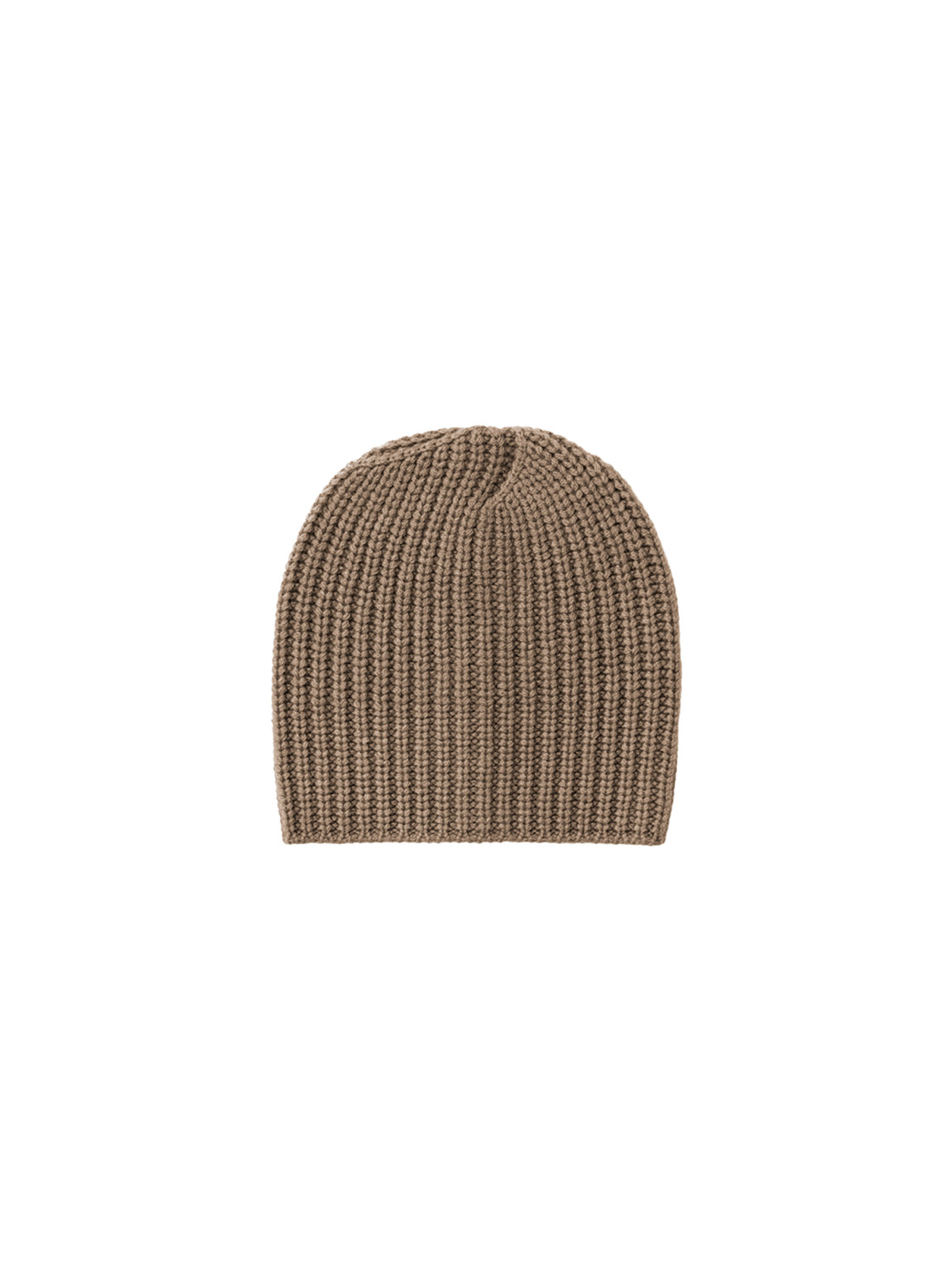 Iris von Arnim Rib knit cashmere hat  yellow One Size