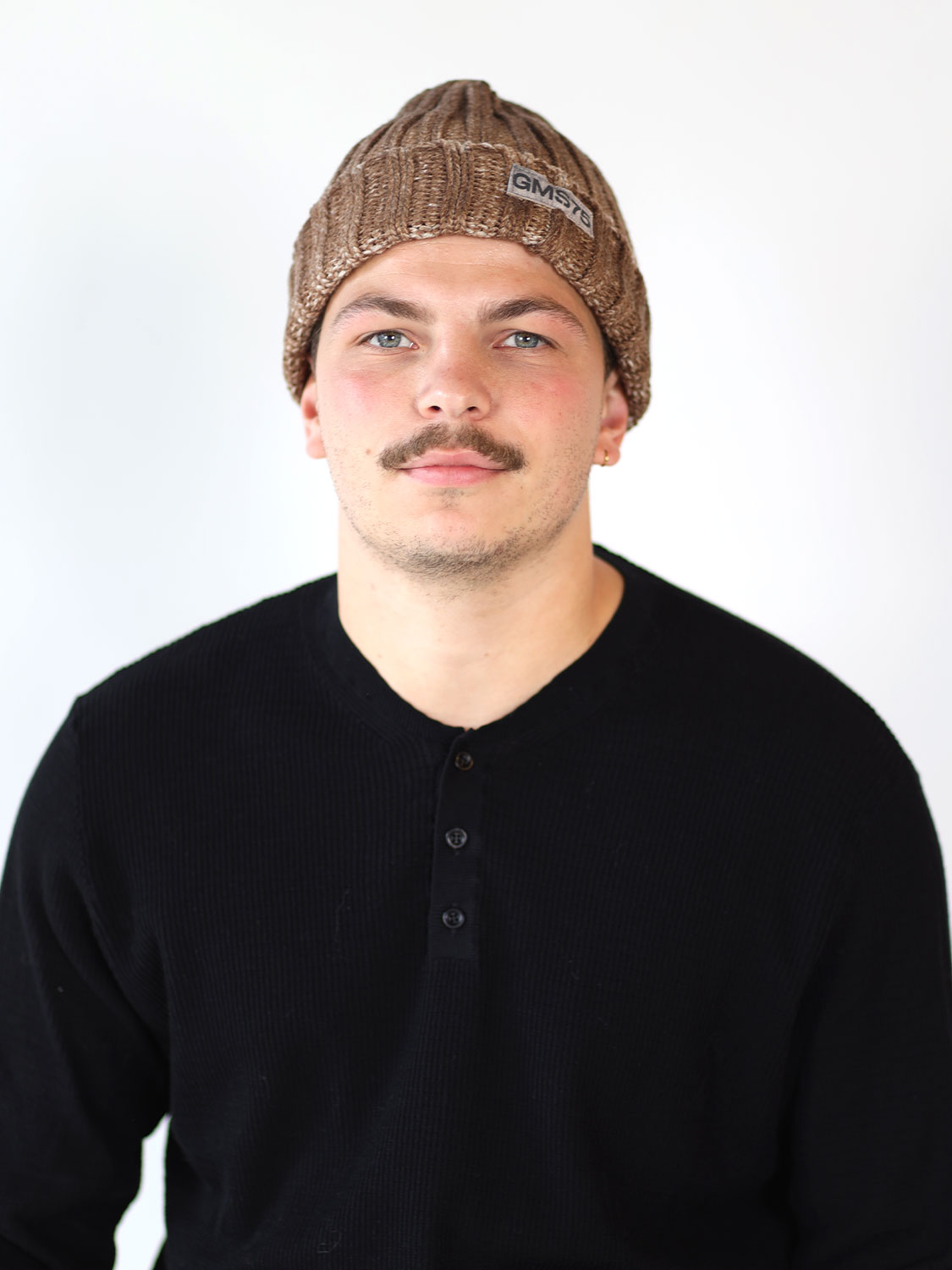 GMS 75 Virgin wool cap camel One Size