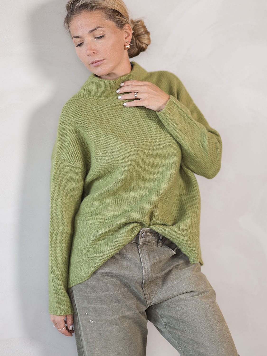 Naomi - Cashmere-silk mix sweater 