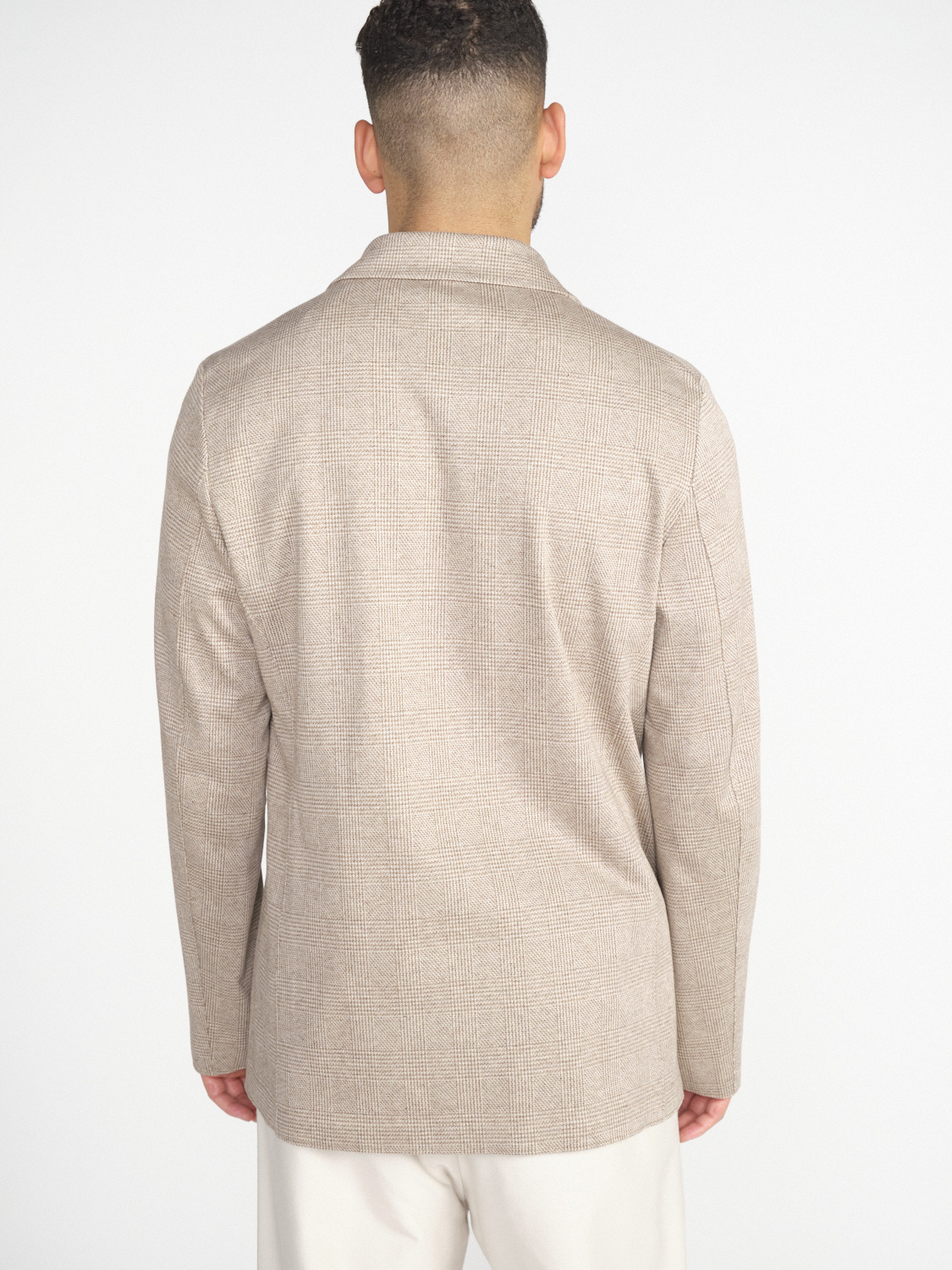 Harris Wharf London Peak Label – Soft cotton jacket  beige 48