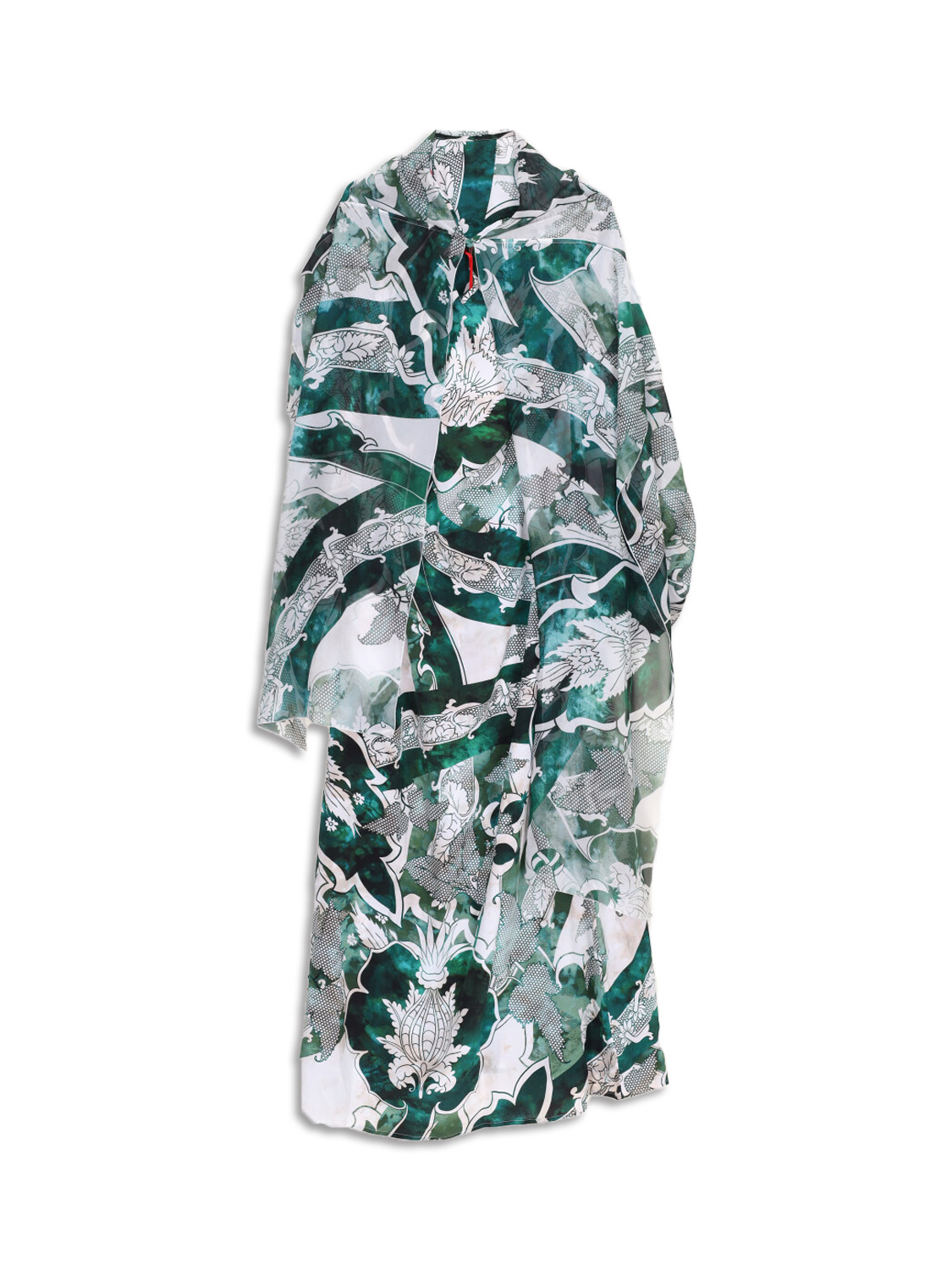 For restless sleepers Arpocrate - Maxi dress with pattern design green XS