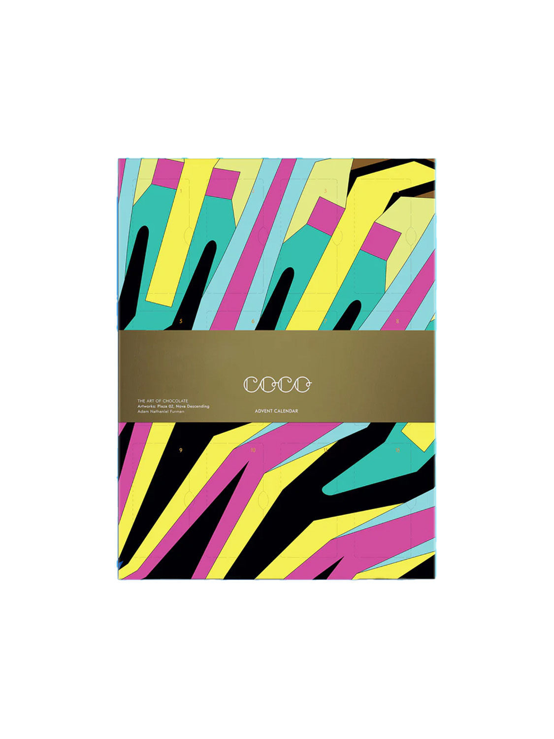 Coco Artwork chocolate advent calendar   Advent Calendar pink
