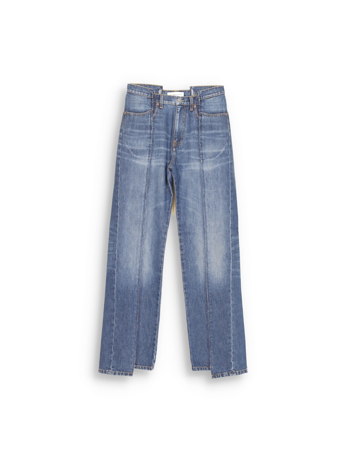 Jeans pants with dark wash