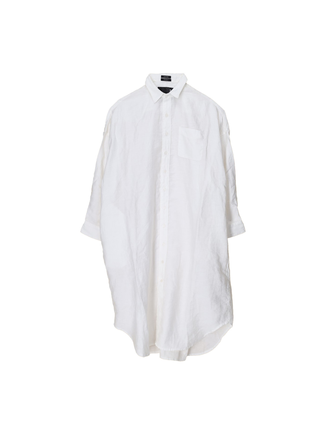 Jumbo – Oversized blouse dress made from a linen blend 
