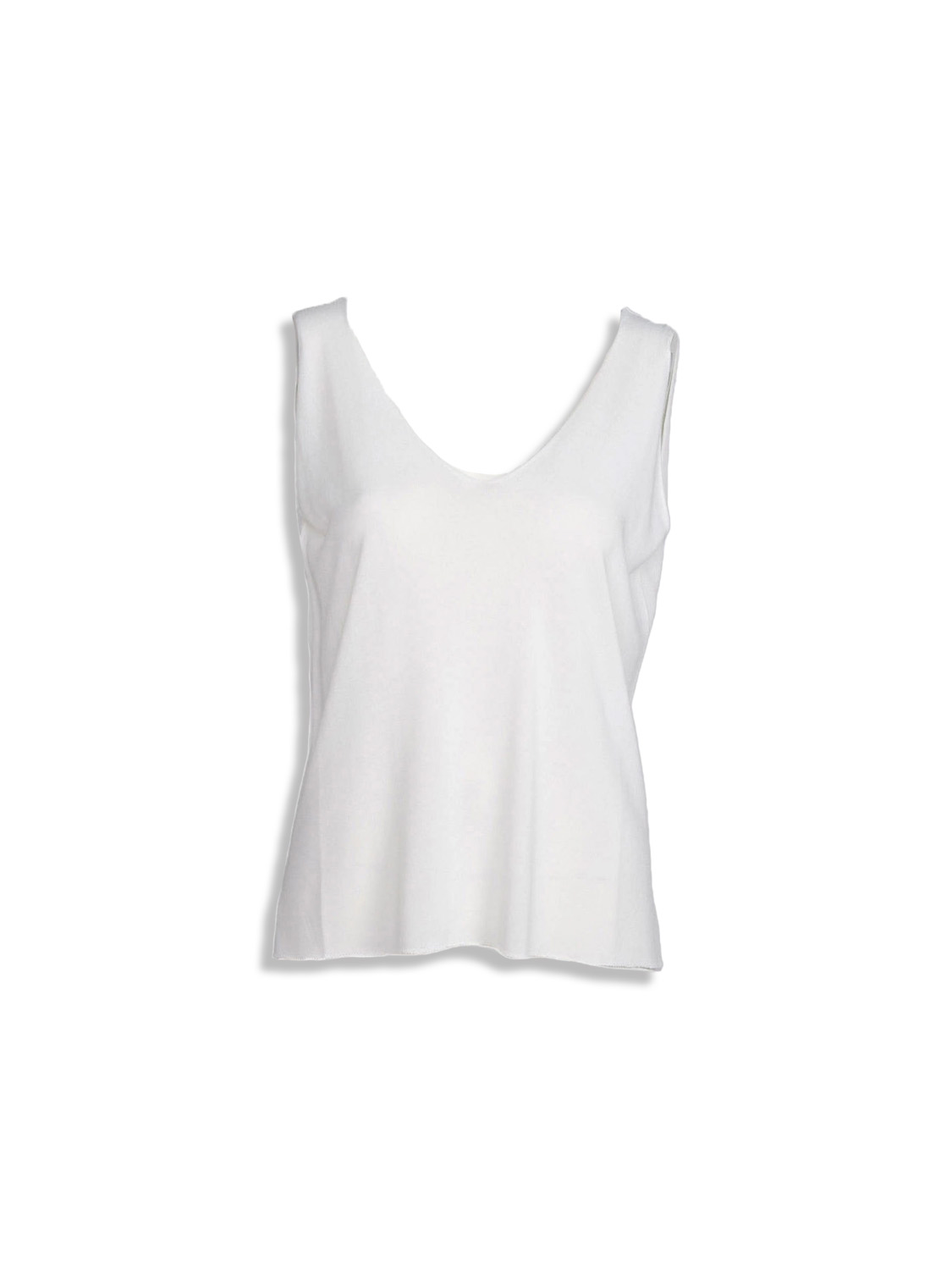 Franzi - Loose-fitting top with V-neck in cotton