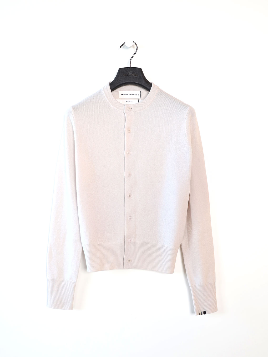 Extreme Cashmere Little 2 – Kaschmir-Strickjacke  creme One Size