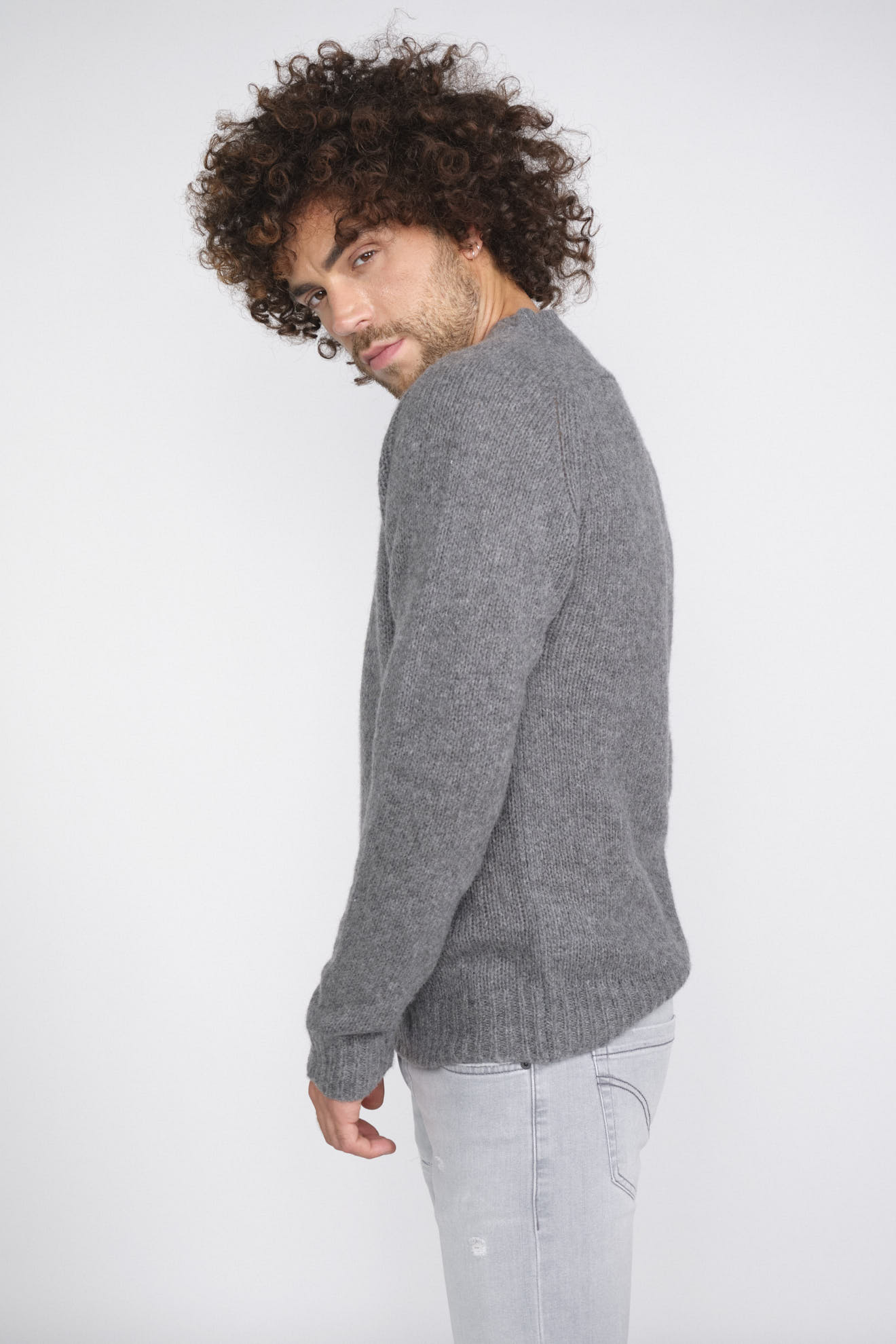 Stephan Boya Leo Nimbus Raglan Sweater grey XL