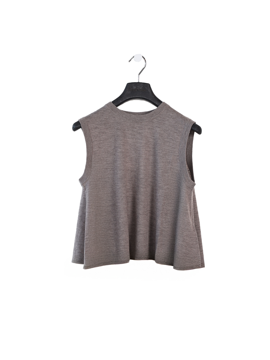 Lisa Yang Nali – Ärmelloses Top aus Cashmere  taupe XS/S