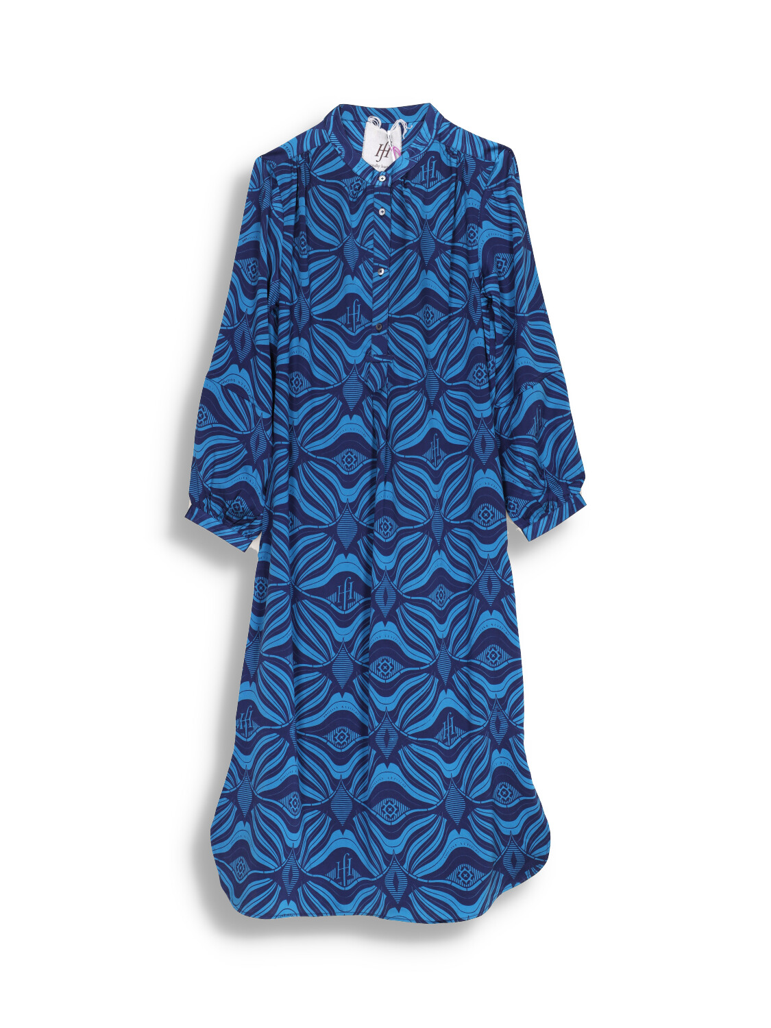 Dress Dance Silk Calice - Print Design Silk Midi Dress