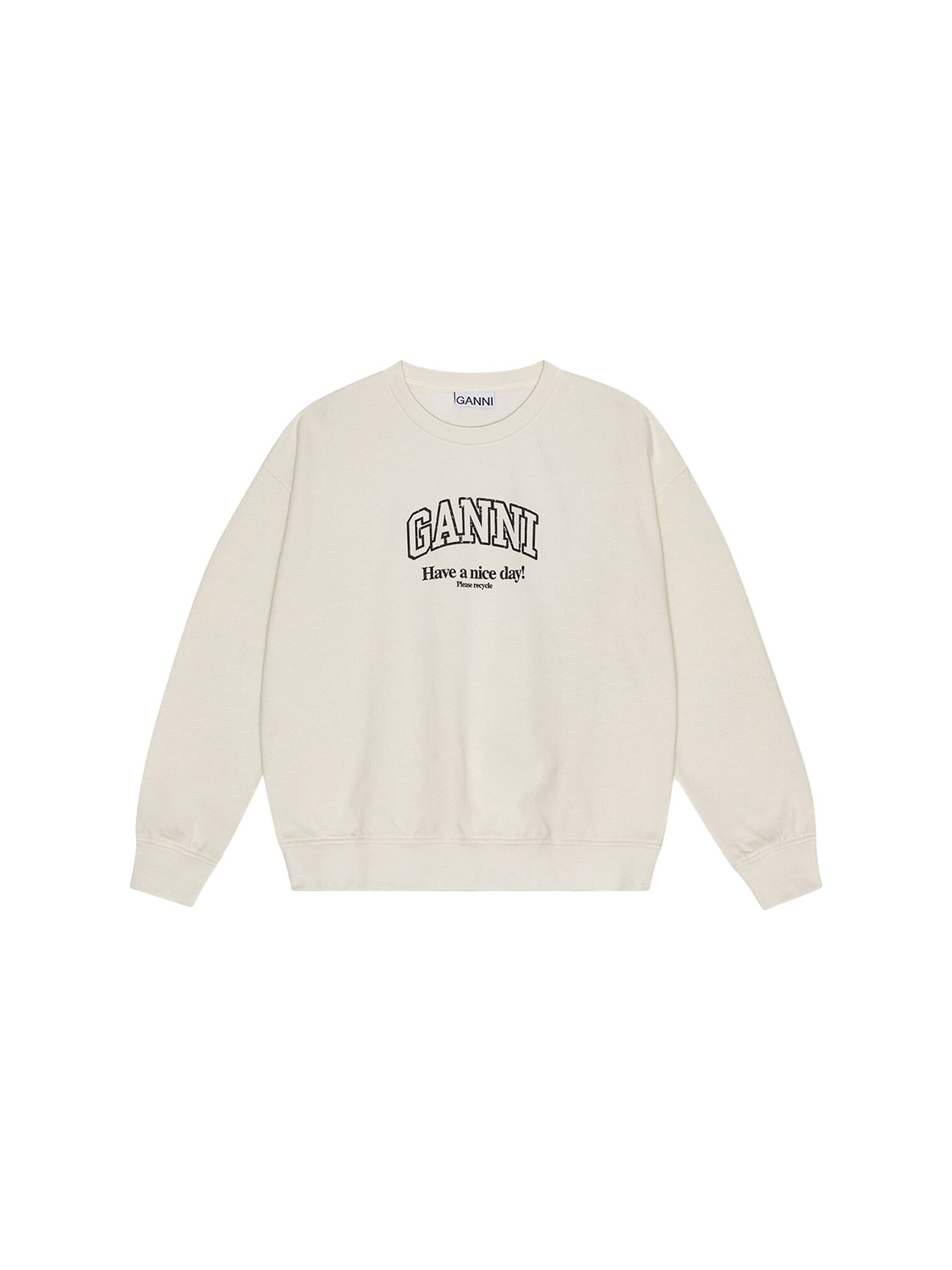 Cotton sweatshirt with a logo detail 