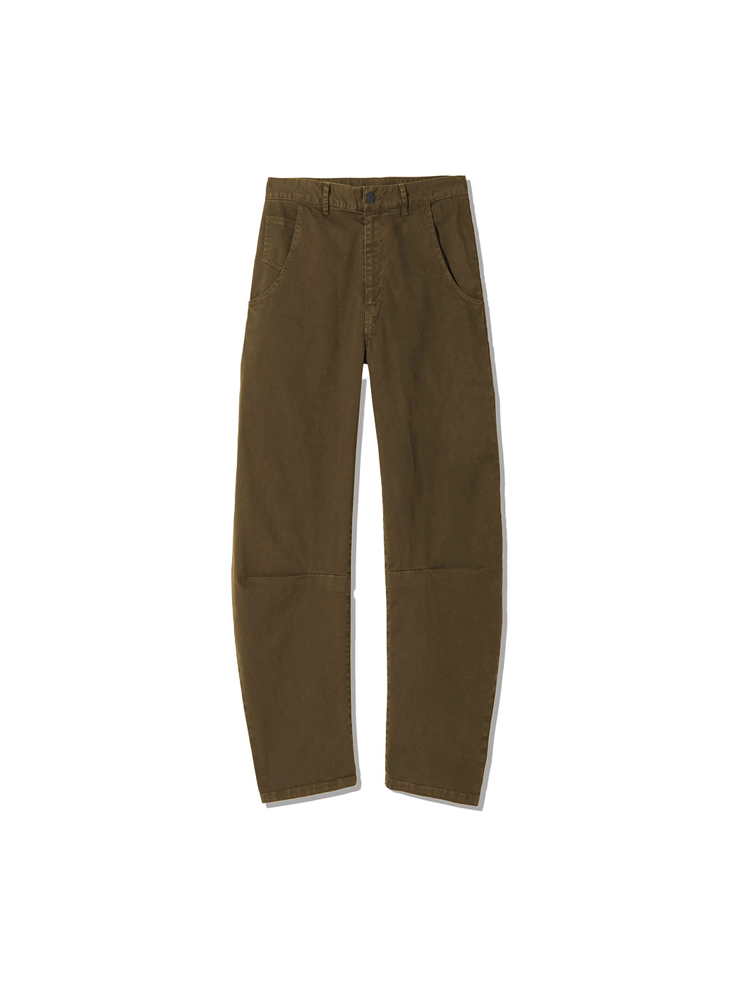 Nili Lotan Emerson Pant – Baumwoll Hose mit lockerer Passform   khaki 34