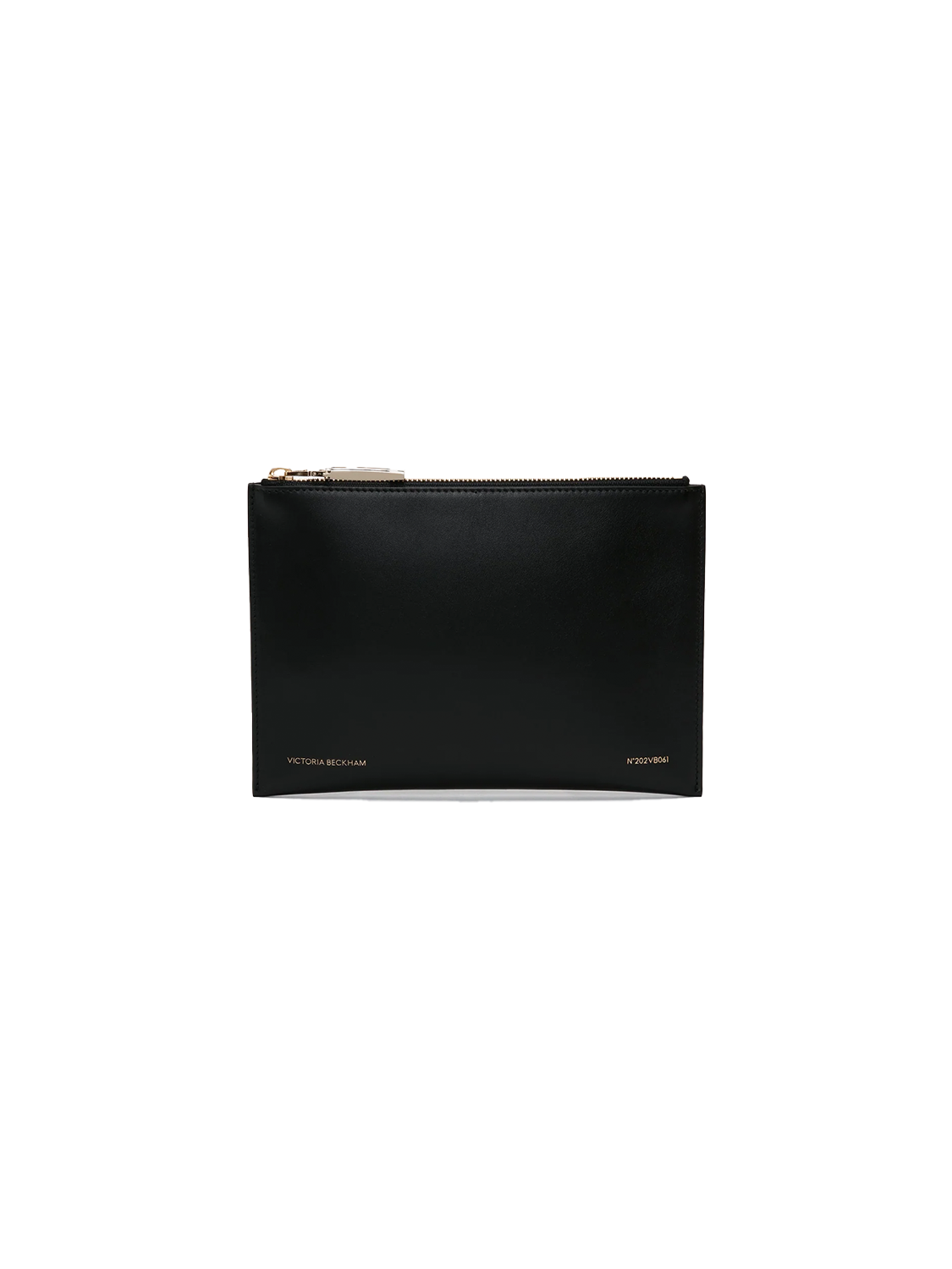 Victoria Beckham Pochette aus Lammleder   schwarz One Size