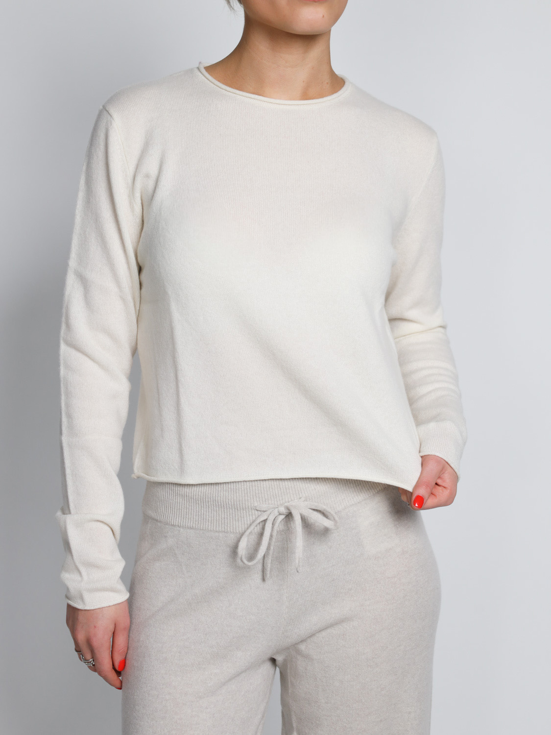 Lisa Yang Ida – shirt made of cashmere creme S/M Lisa Yang Ida – shirt made of cashmere creme S/M