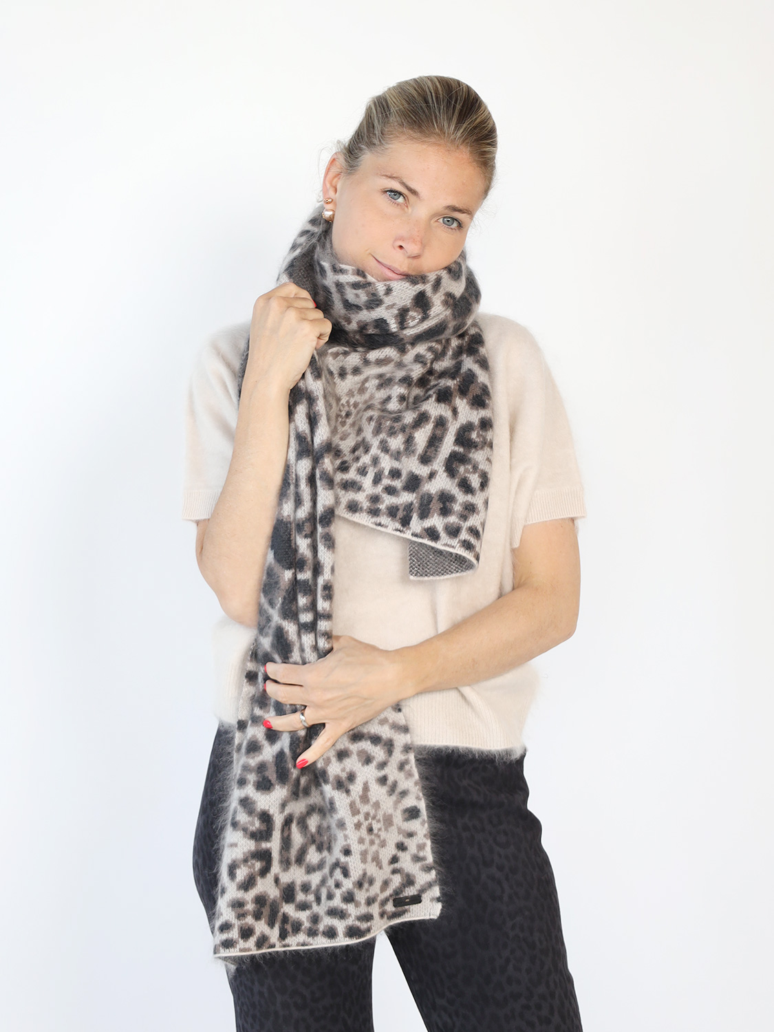 Iris von Arnim Nanny – Schal aus Brushed Kaschmir  mehrfarbig One Size