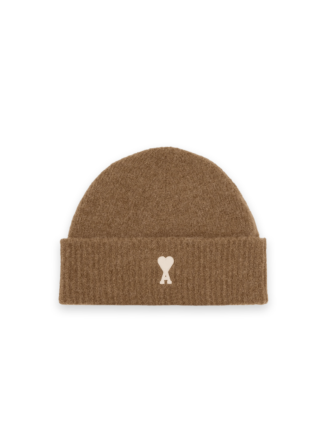 Ami Paris  Alpaca wool hat brown One Size Ami Paris  Alpaca wool hat brown One Size