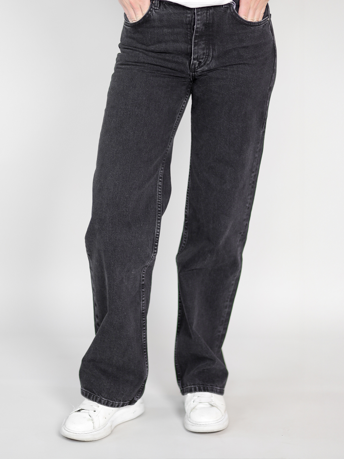 Anine Bing Hugh – Highwaist Jeans  anthrazit 25