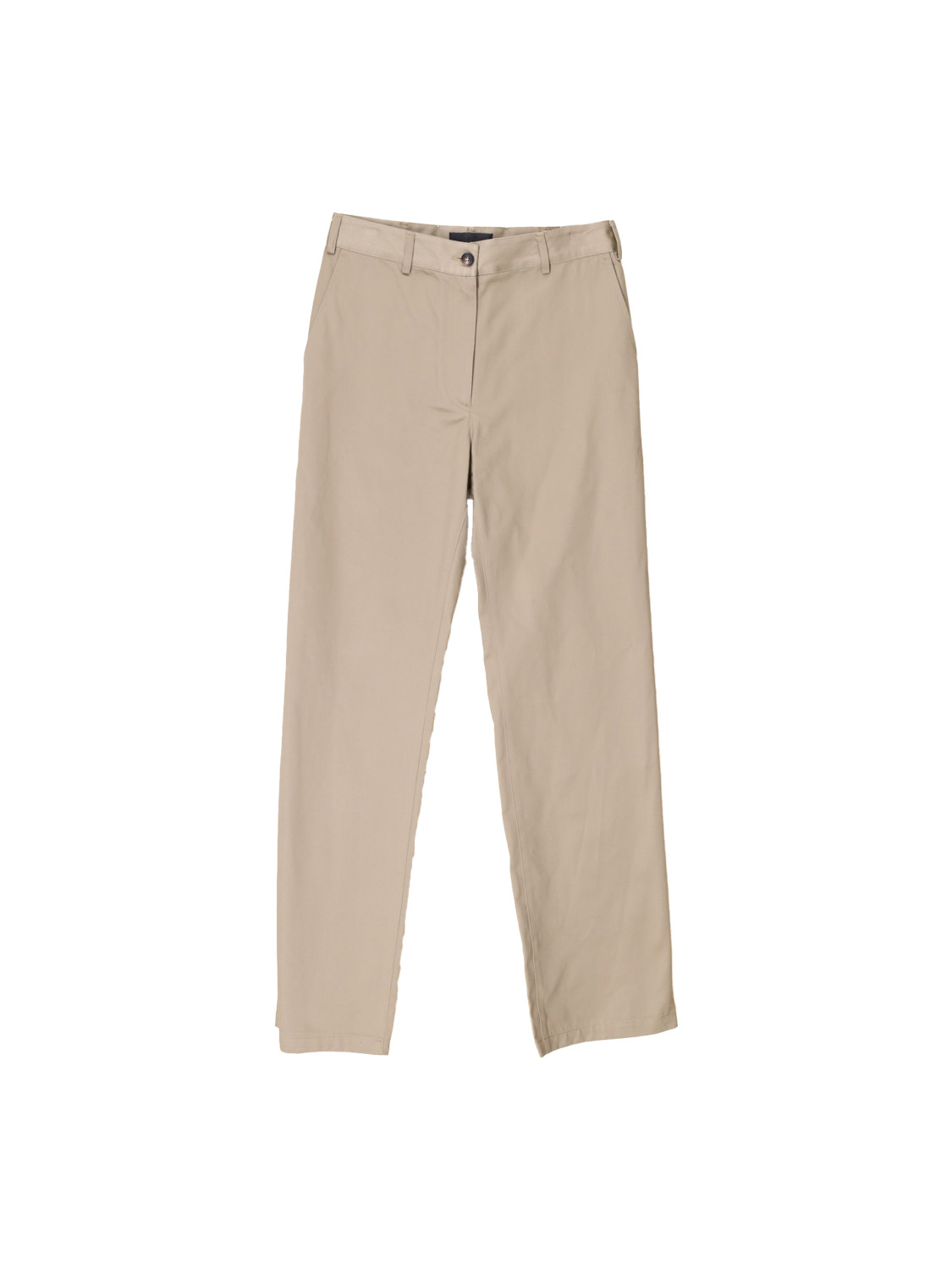 Nili Lotan Fabian - Beschichtete Baumwoll-Hose beige 34