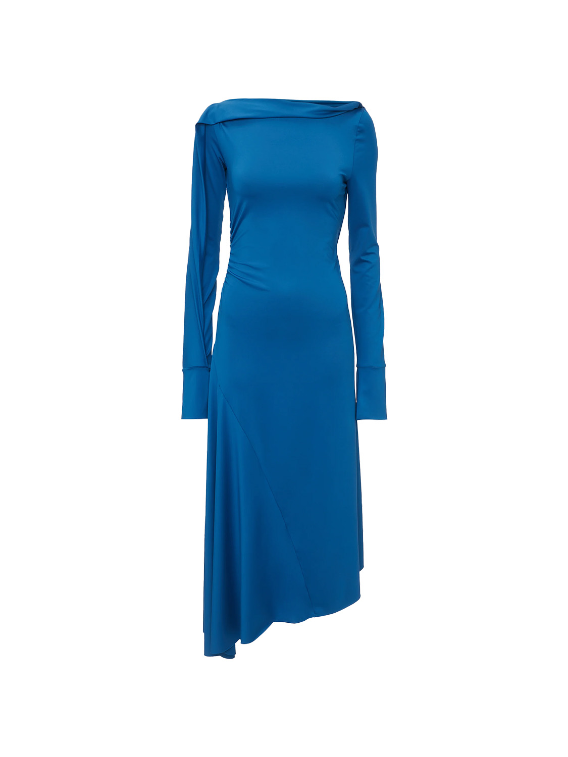 Midi dress with draped details 