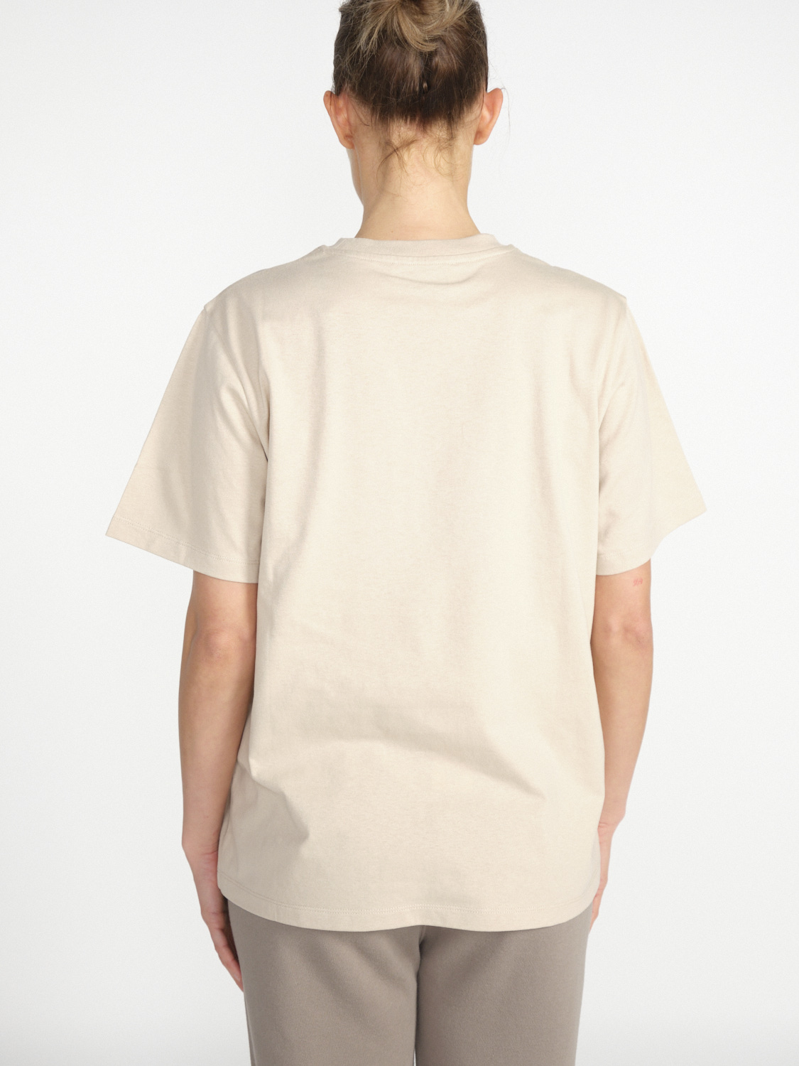 Coperni Oversized cotton t-shirt  beige XS
