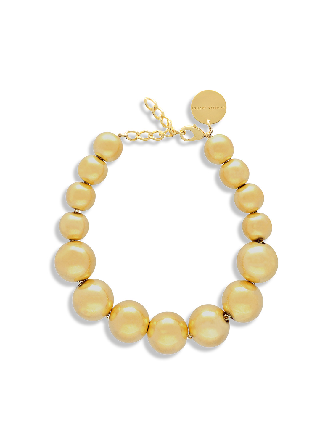 Vanessa Baroni Beads – Kette im Kugeldesign gold One Size