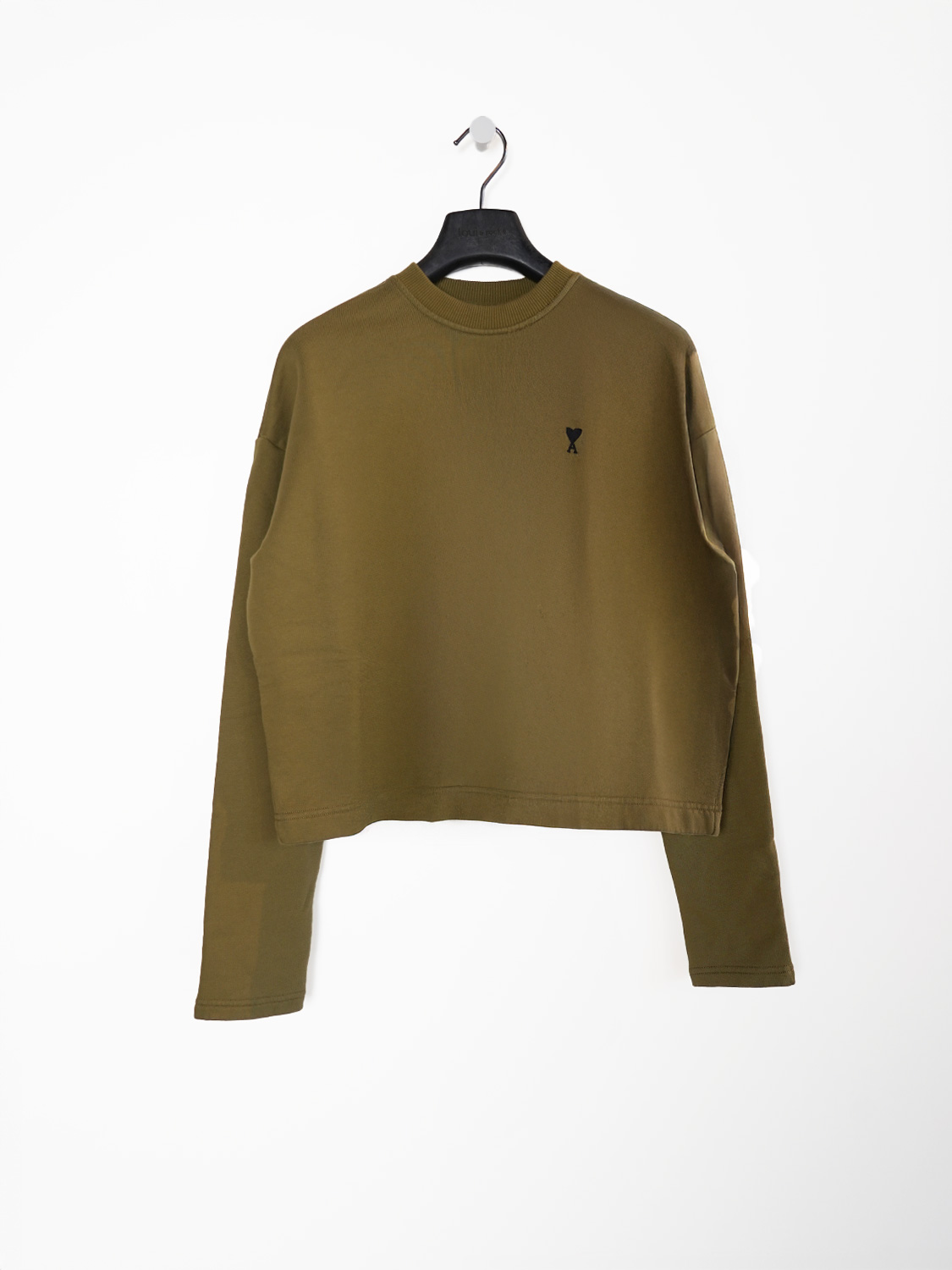 Ami Paris Molleton - Sweatshirt khaki XXS Ami Paris Molleton - Sweatshirt khaki XXS