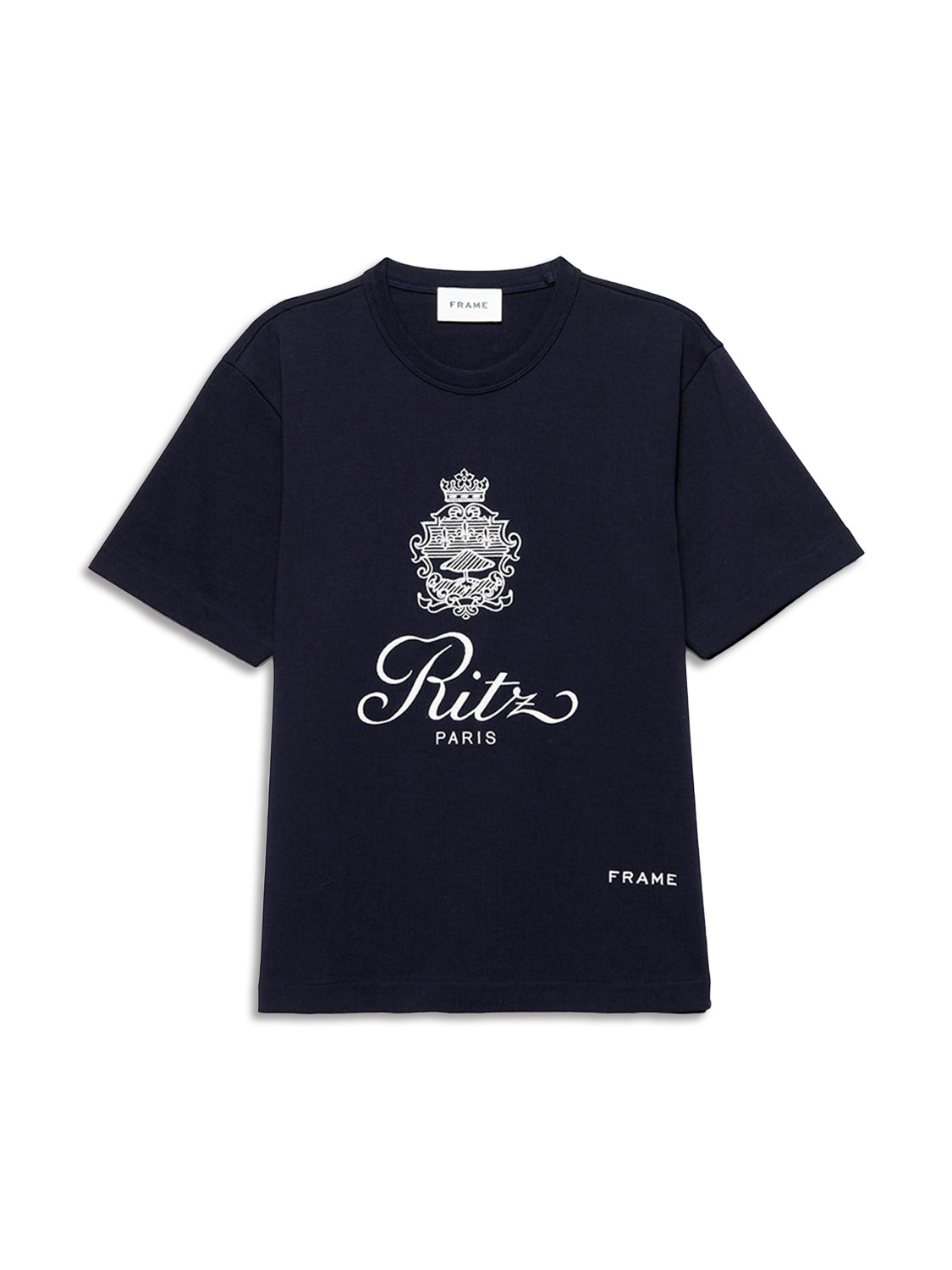 Ritz Men's Tee - Ritz Paris Embroidered Cotton T-Shirt