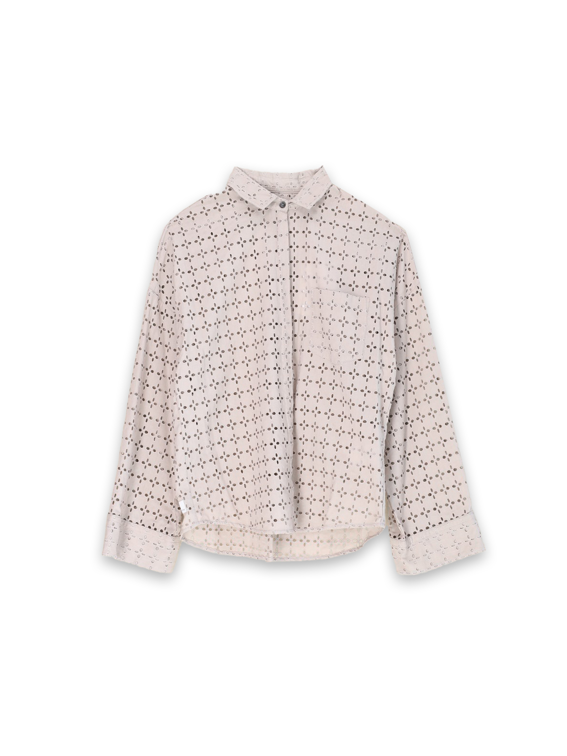 Bluse mit Lochmuster