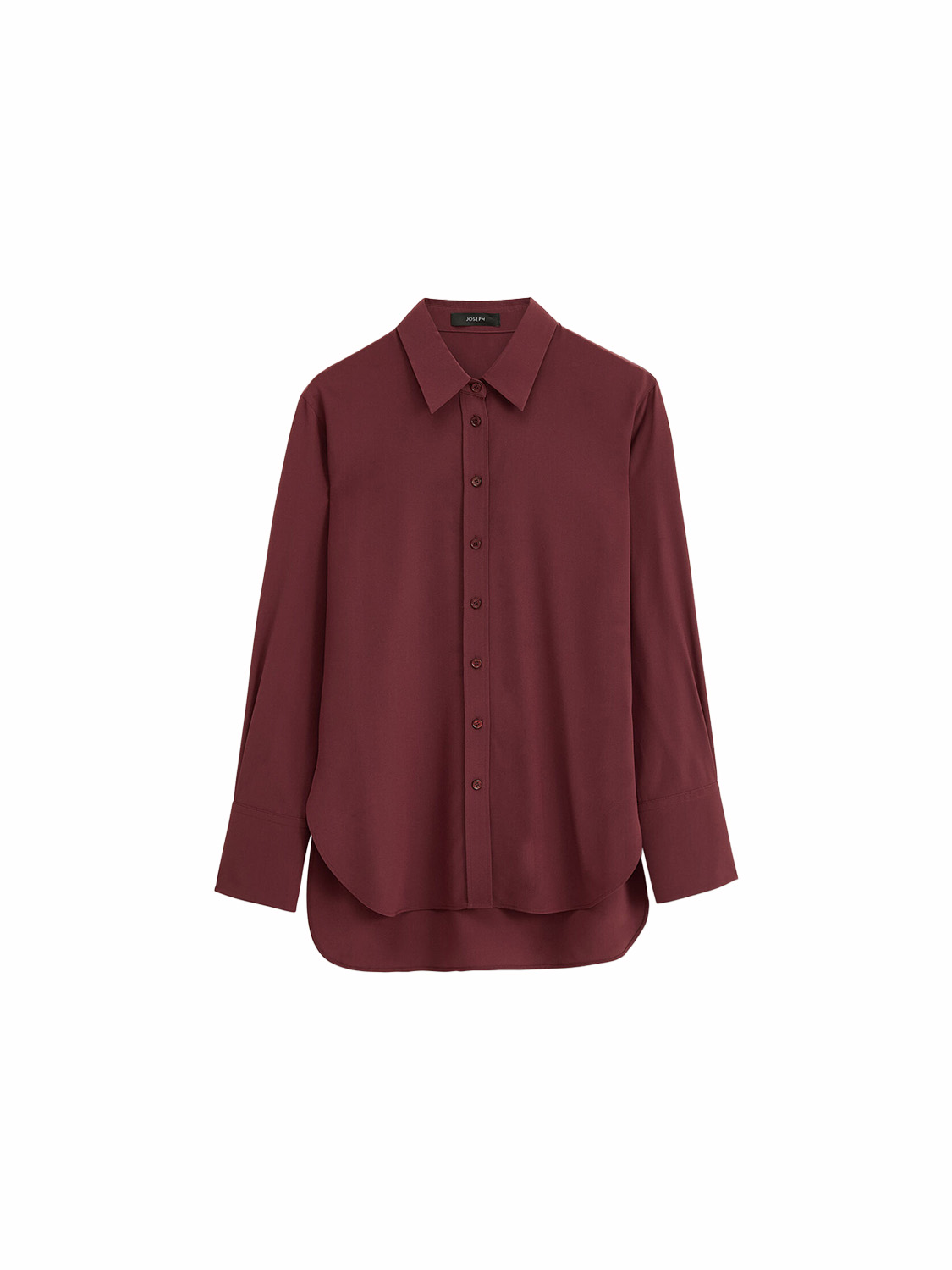 Joseph Joe – Blouse with light silk crepe  36 brown