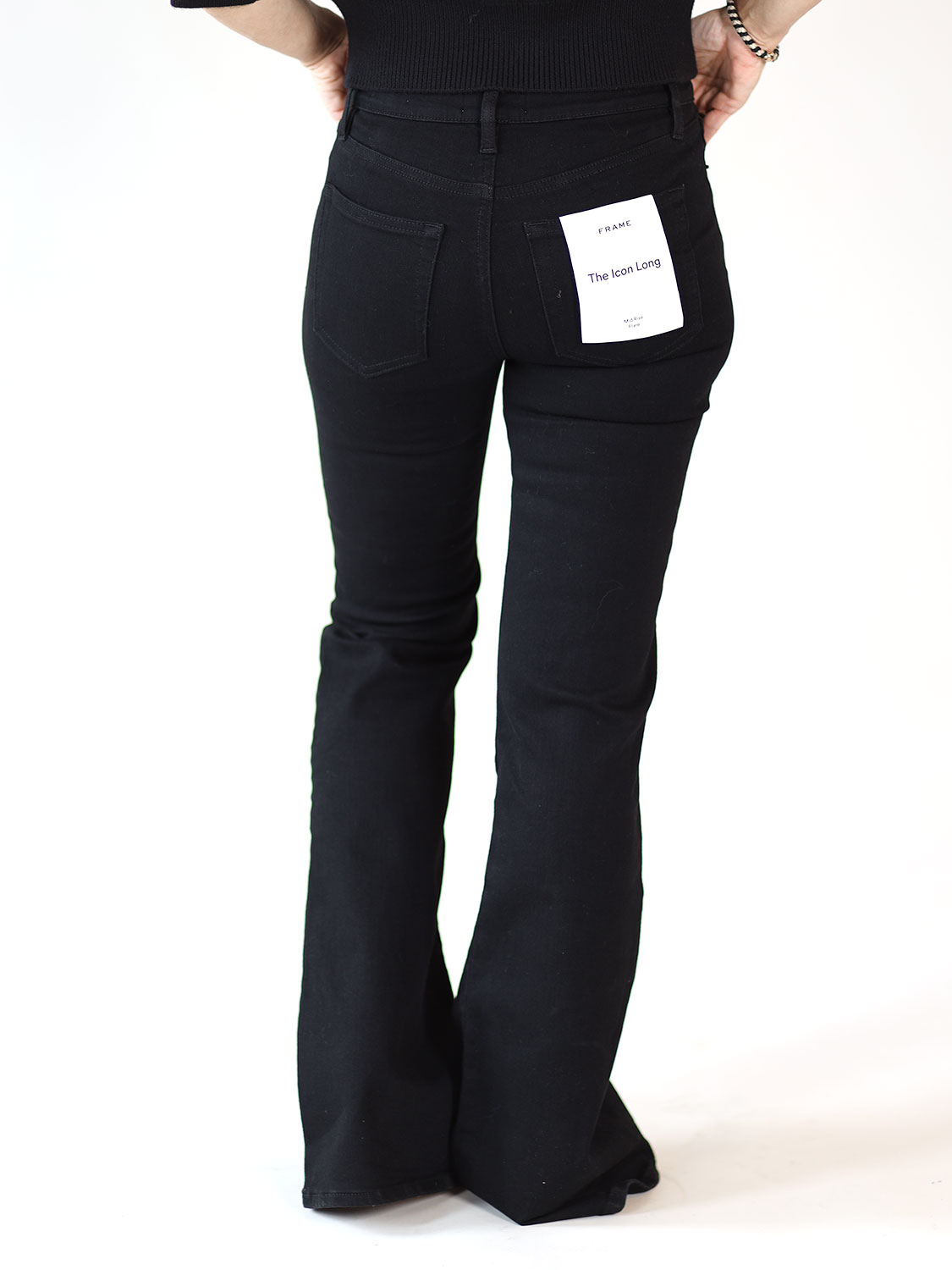 Frame The Icon Long – Flared jeans black 25