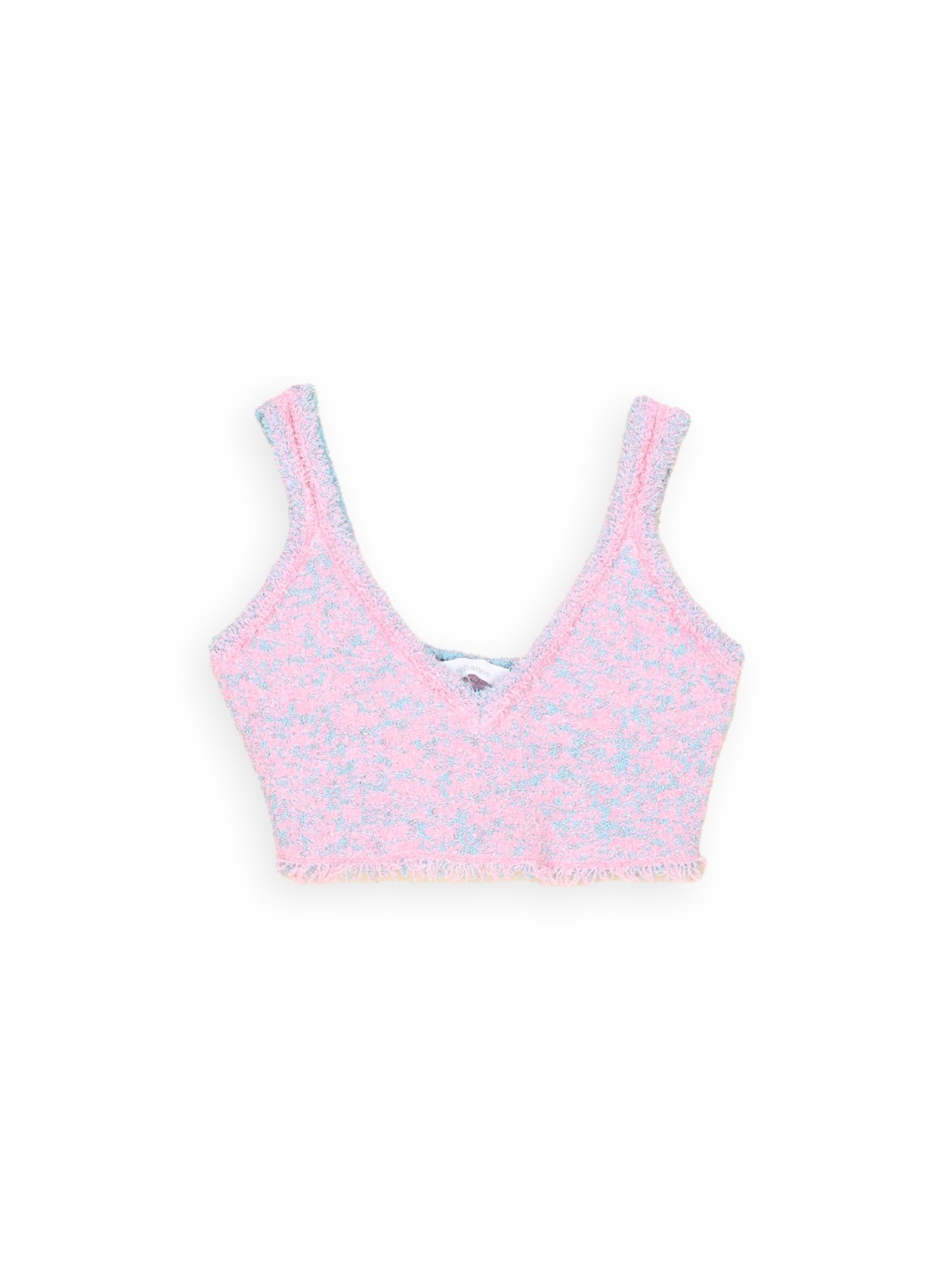 rabanne Top in boucle look  pink M