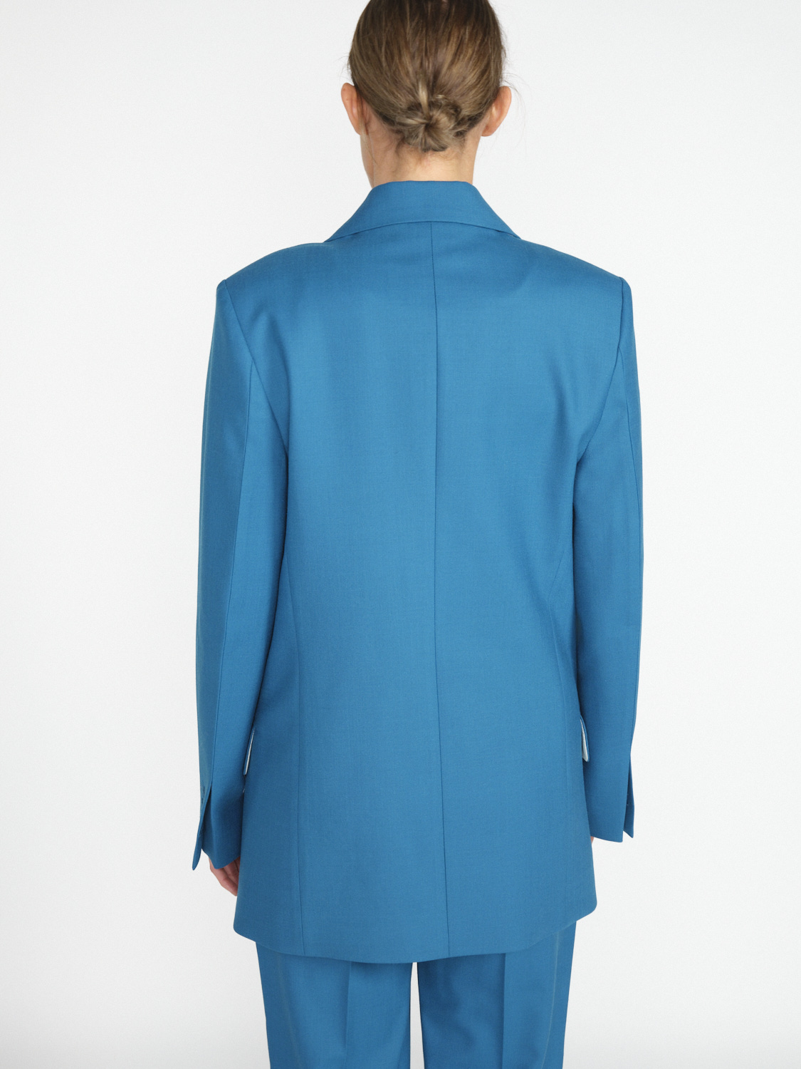 Victoria Beckham Label - Blazer oversize  petrol 36