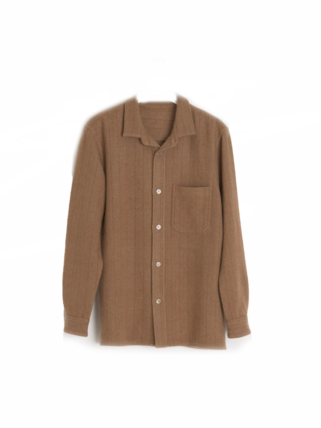 friendly hunting Jacket with patch chest pockets  brown M