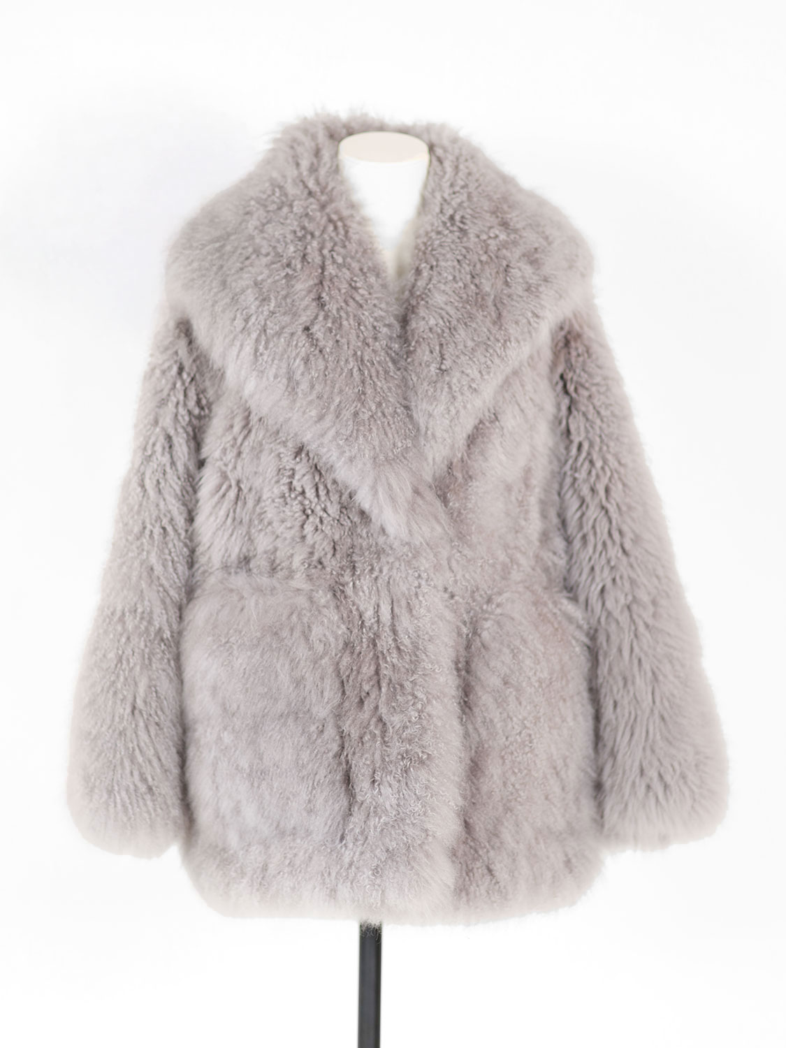 Short fur coat