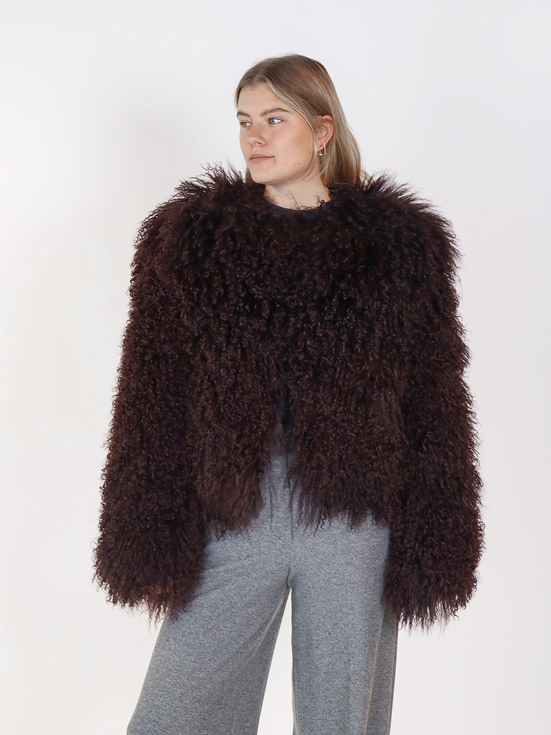 Sly010 Jeti - Lambskin jacket bordeaux 34