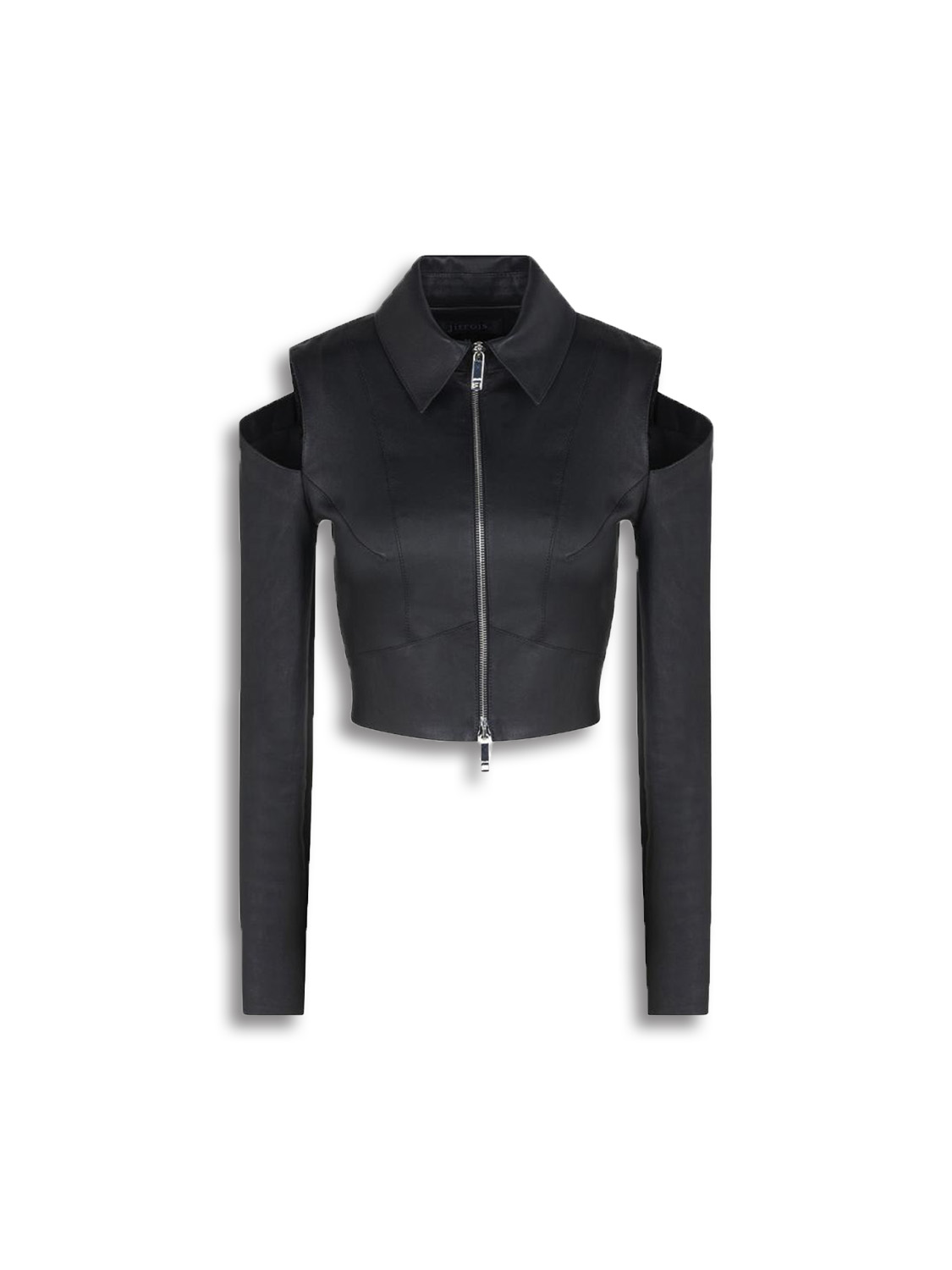 jitrois Nadia - Lederjacke mit Cut-Outs schwarz 36