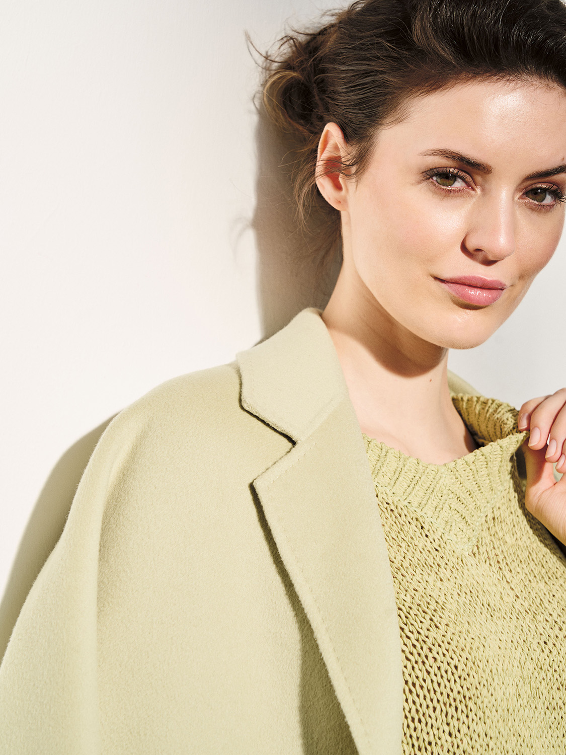 Bändchengarn-Pullover aus Baumwoll-Mix   Farbe: lila Größe: XS