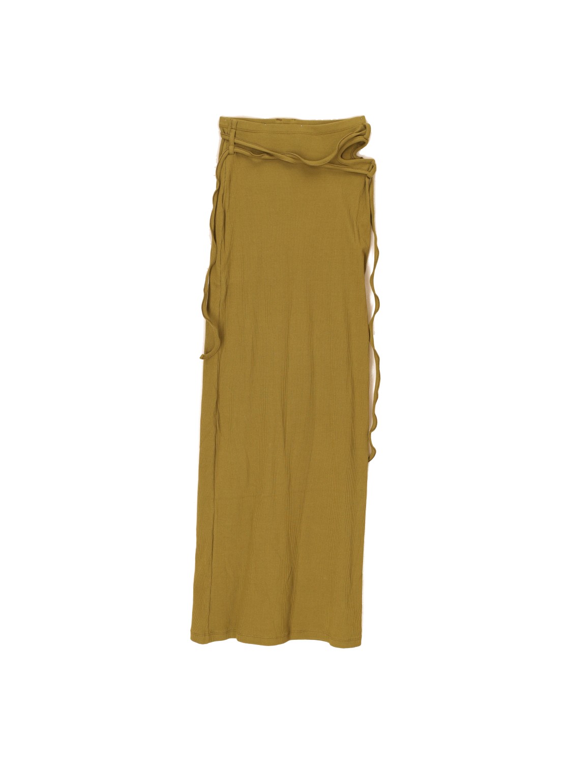 Rib Skirt –  Stretchiger Maxirock aus Baumwolle 
