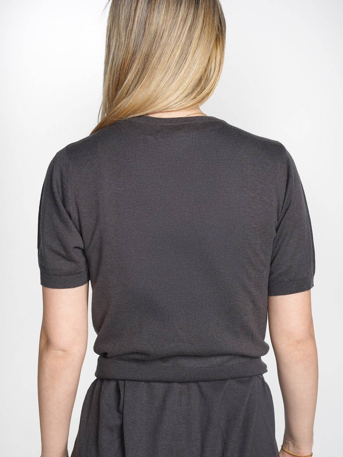 Extreme Cashmere n°416 Noor – T-Shirt aus Cashmere braun One Size Extreme Cashmere n°416 Noor – T-Shirt aus Cashmere braun One Size