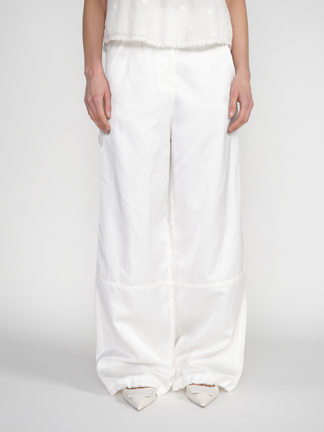 Dorothee Schumacher Slouchy coolness pants   white S